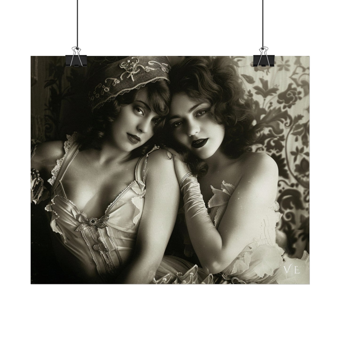 Beautiful Ladies - Vintage Erotica Lingerie Poster