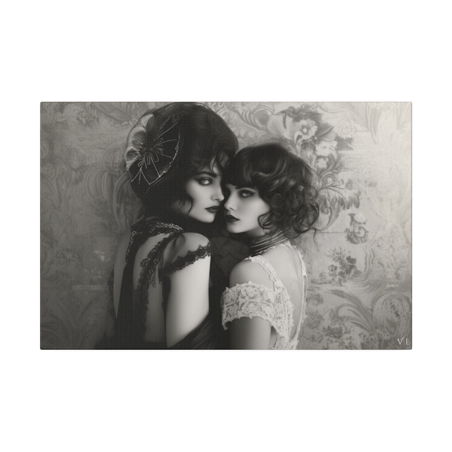 Timeless Love - Vintage Lesbian Erotica Canvas