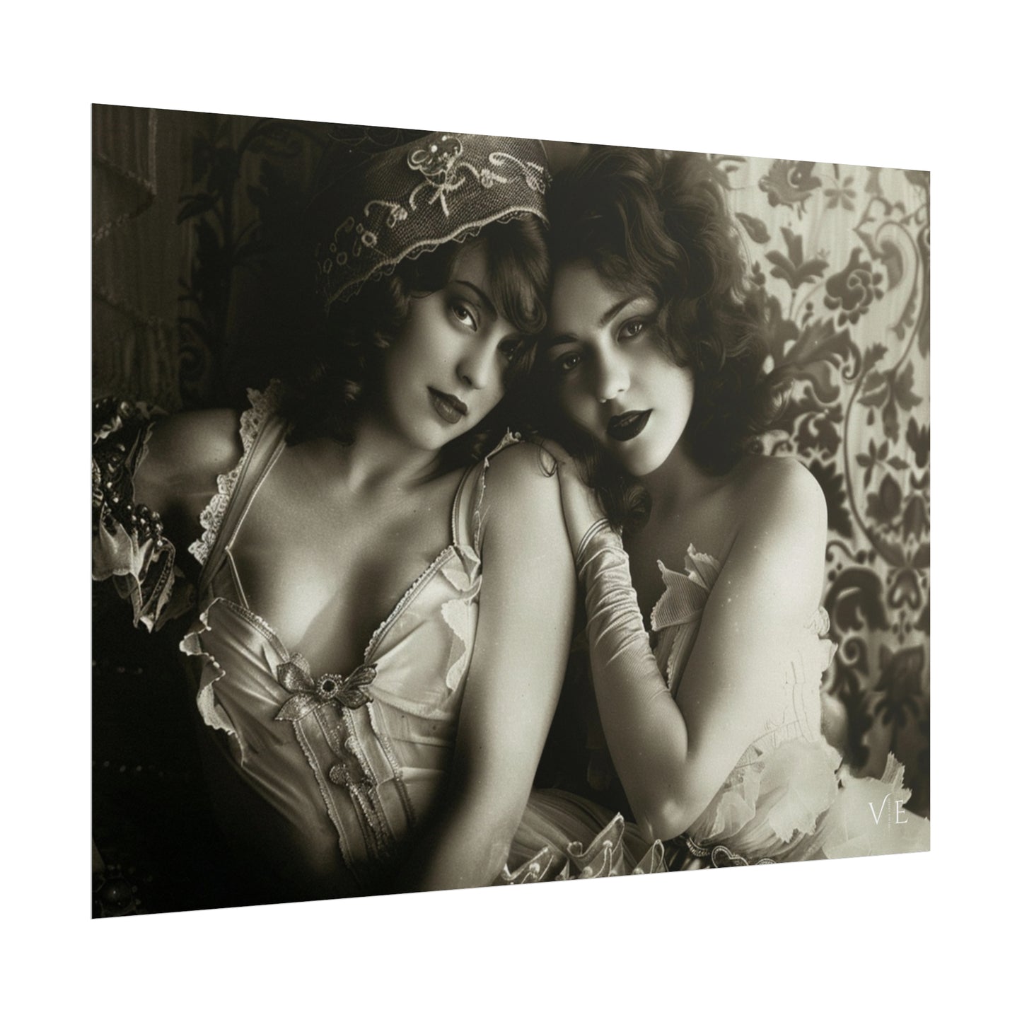 Beautiful Ladies - Vintage Erotica Lingerie Poster