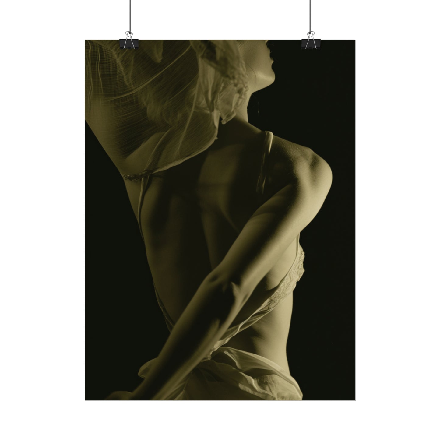 Sensual Woman Vintage Photo Poster