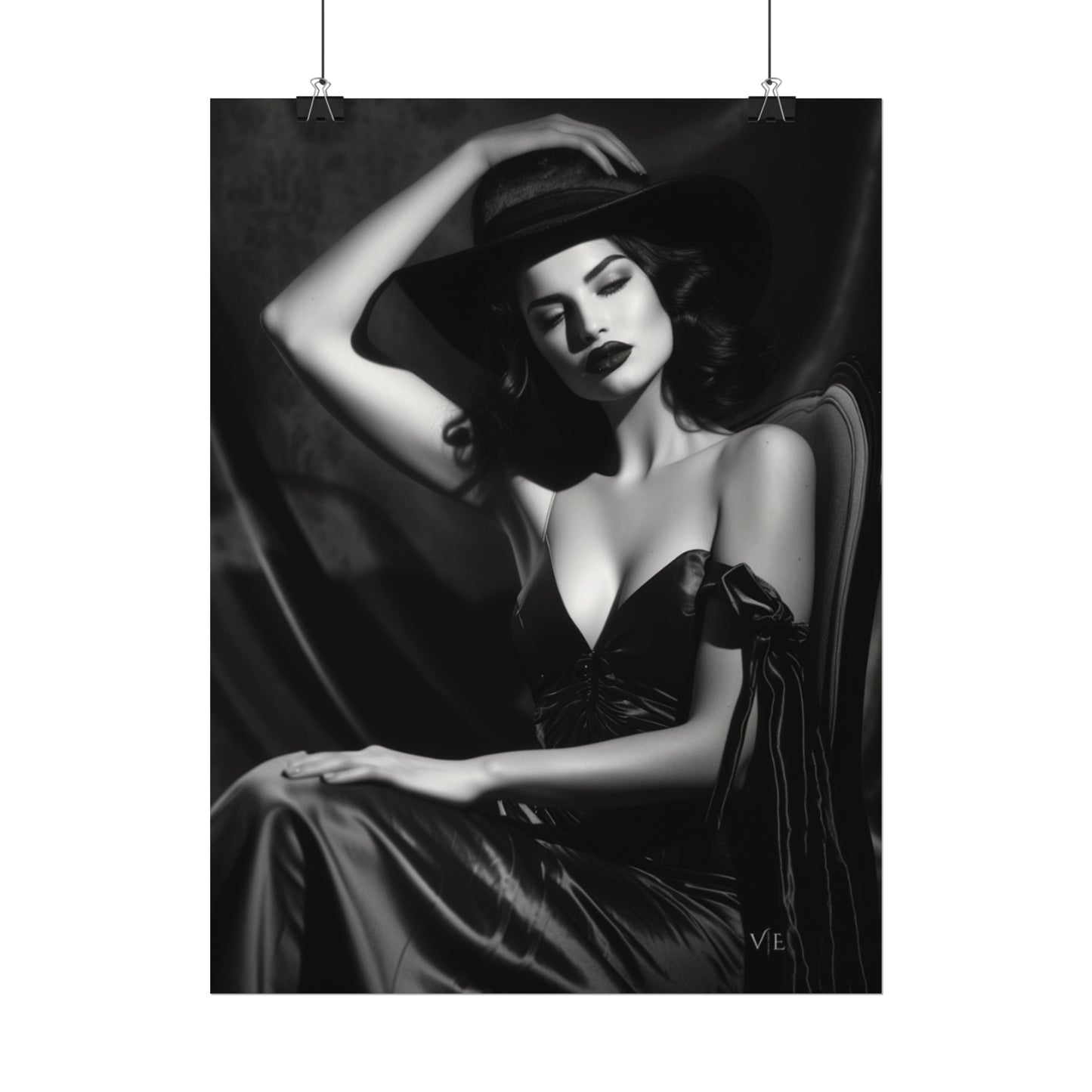 Bygone Beauty Vintage Art Poster