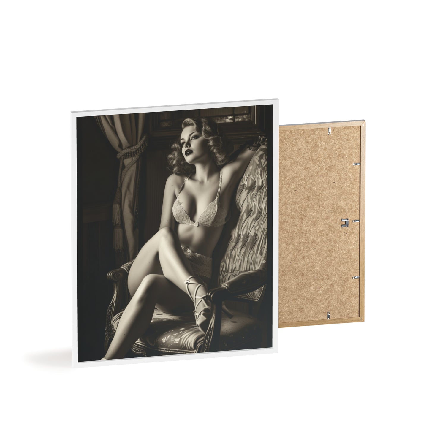Beautiful Blonde Erotic Nostalgia Art Poster