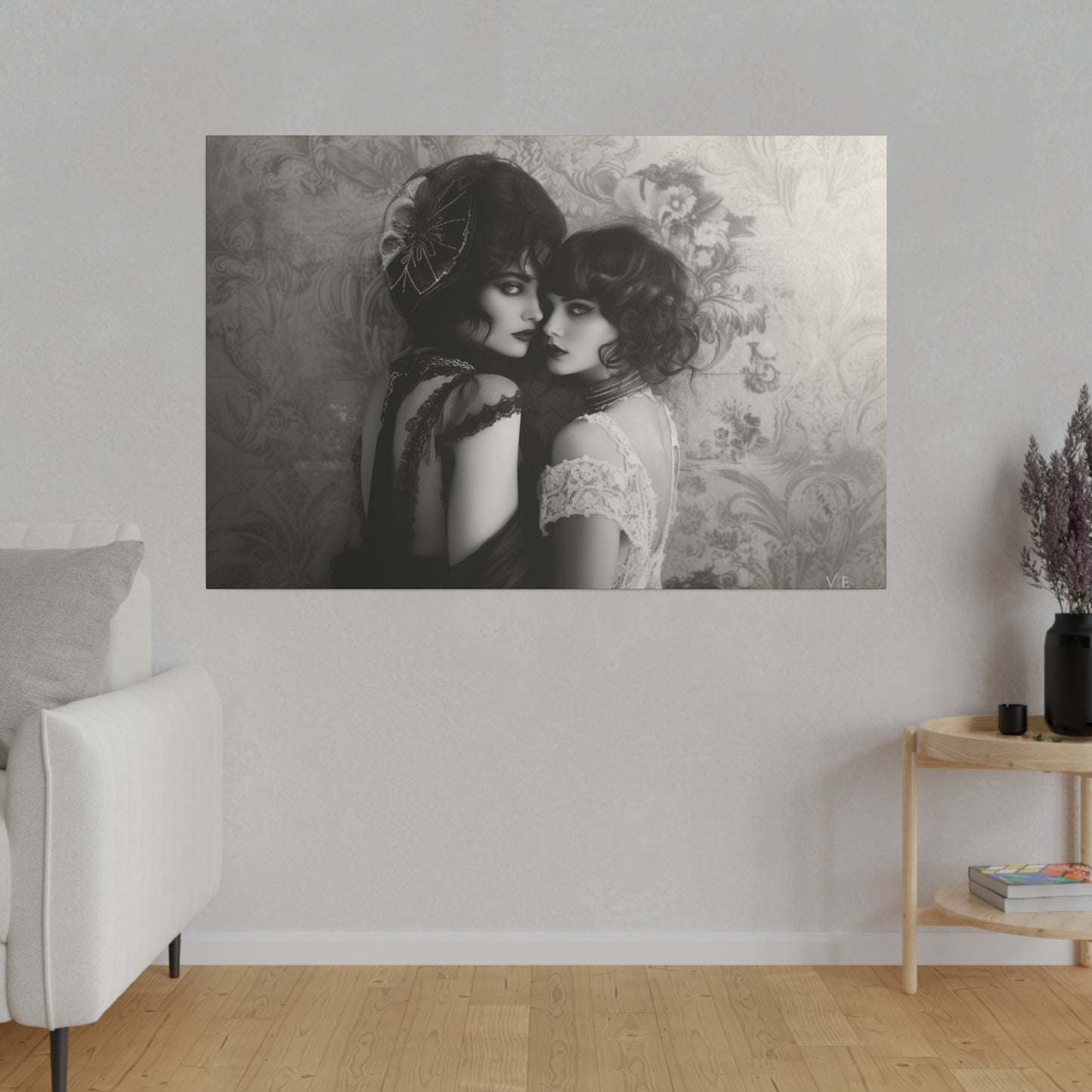 Timeless Love - Vintage Lesbian Erotica Canvas