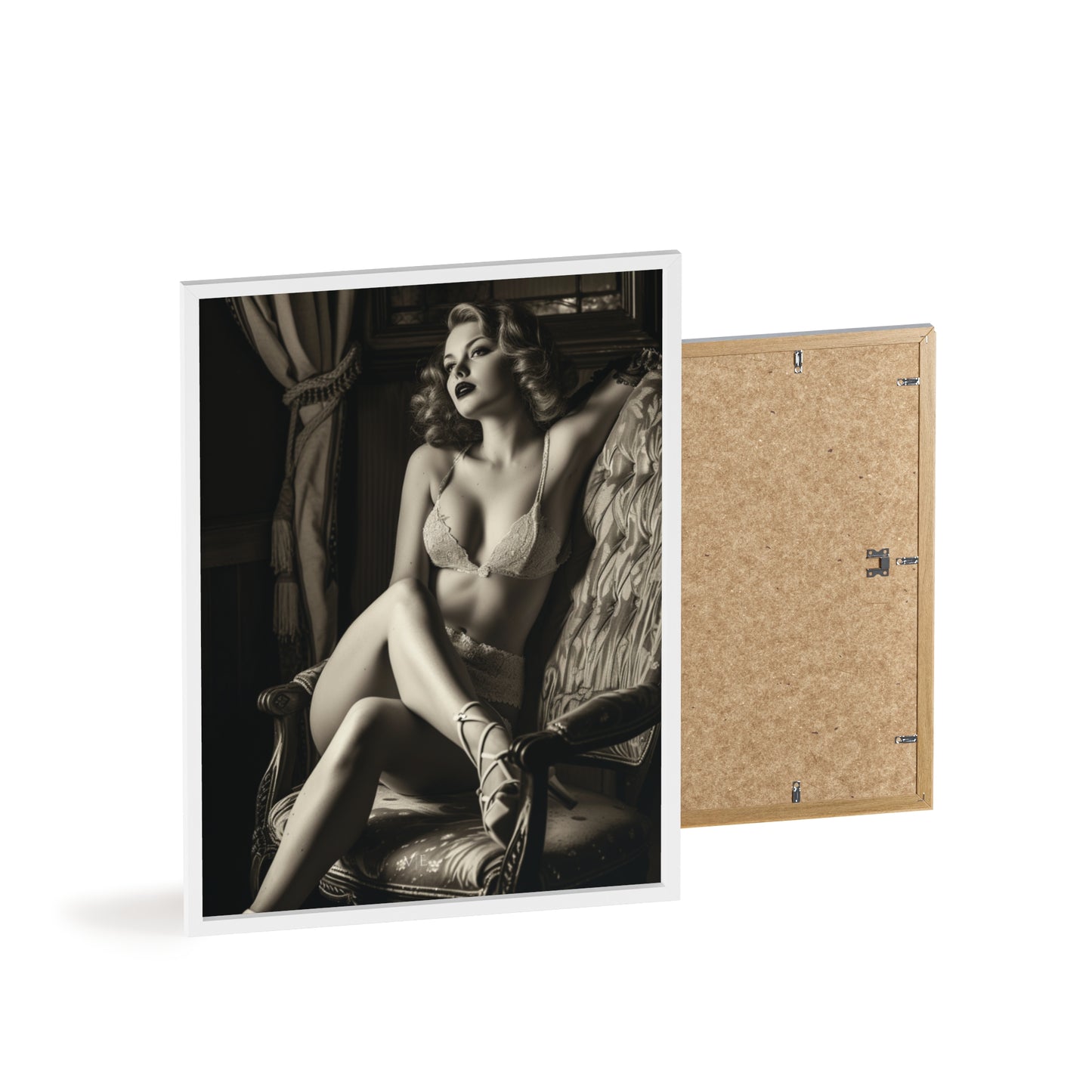 Beautiful Blonde Erotic Nostalgia Art Poster