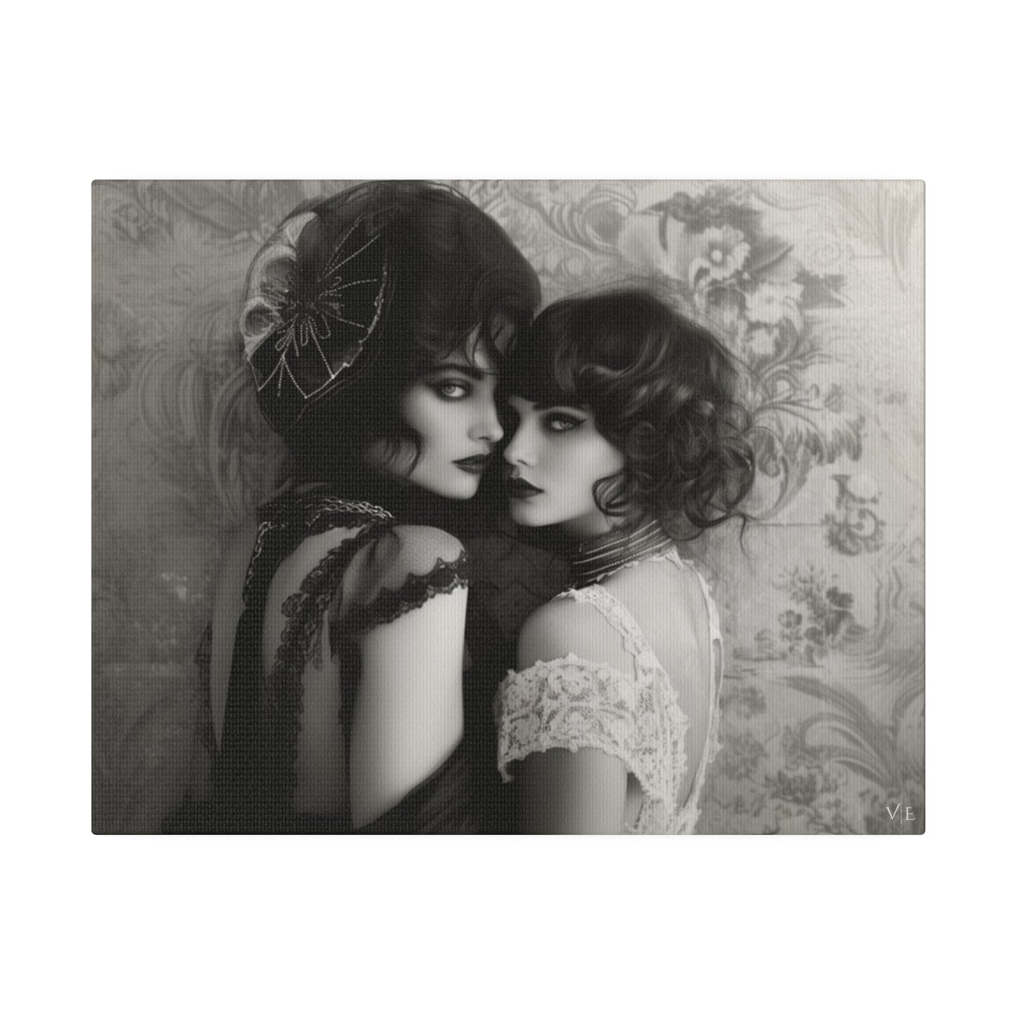 Timeless Love - Vintage Lesbian Erotica Canvas
