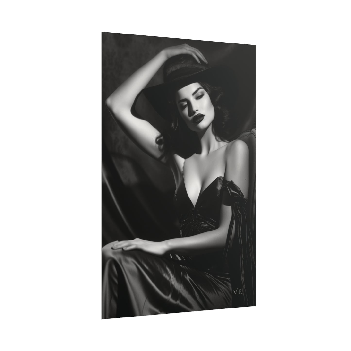 Bygone Beauty Vintage Art Poster