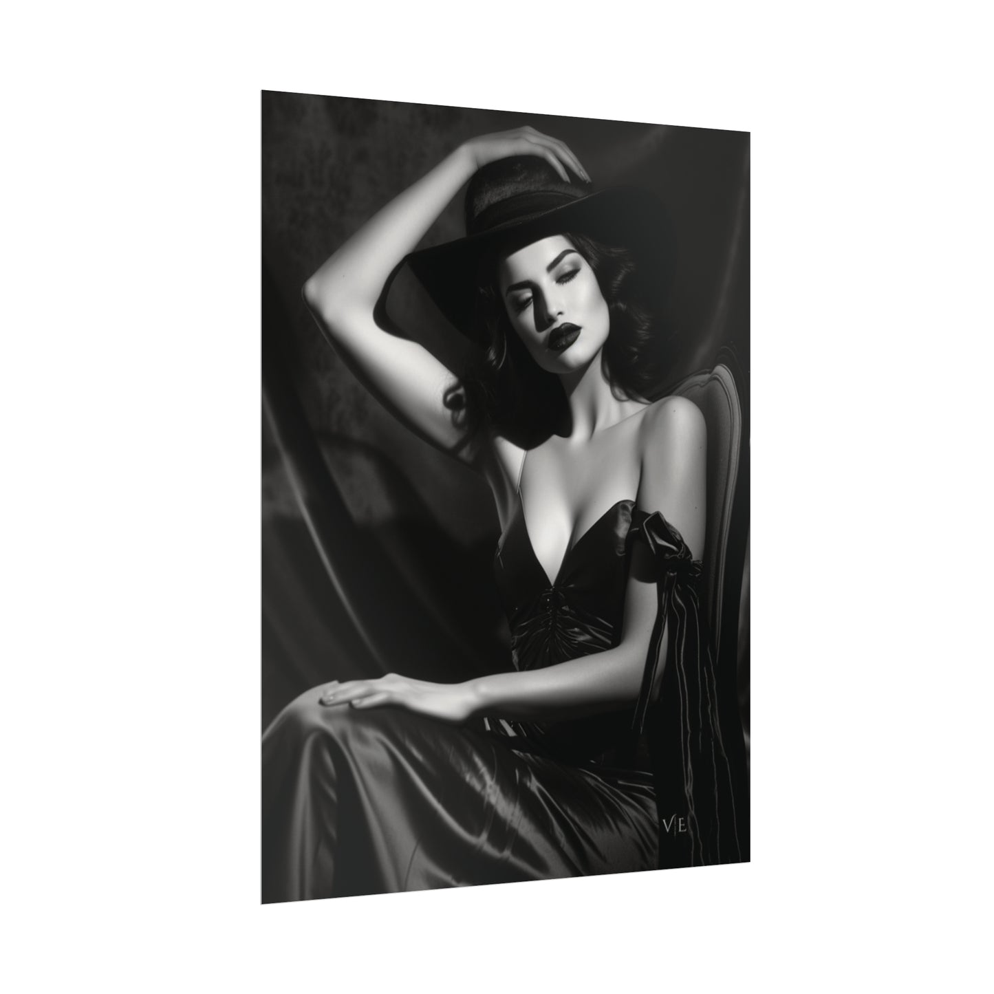 Bygone Beauty Vintage Art Poster