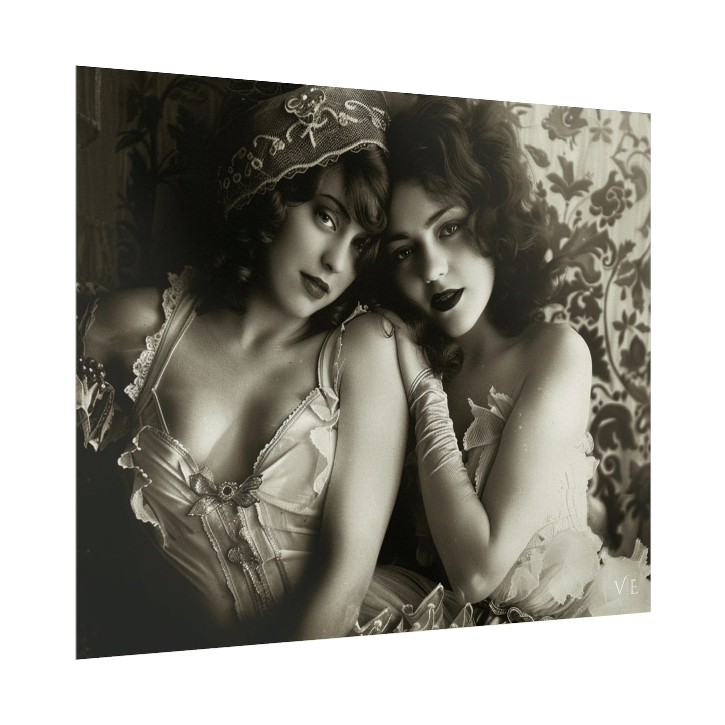 Beautiful Ladies - Vintage Erotica Lingerie Poster