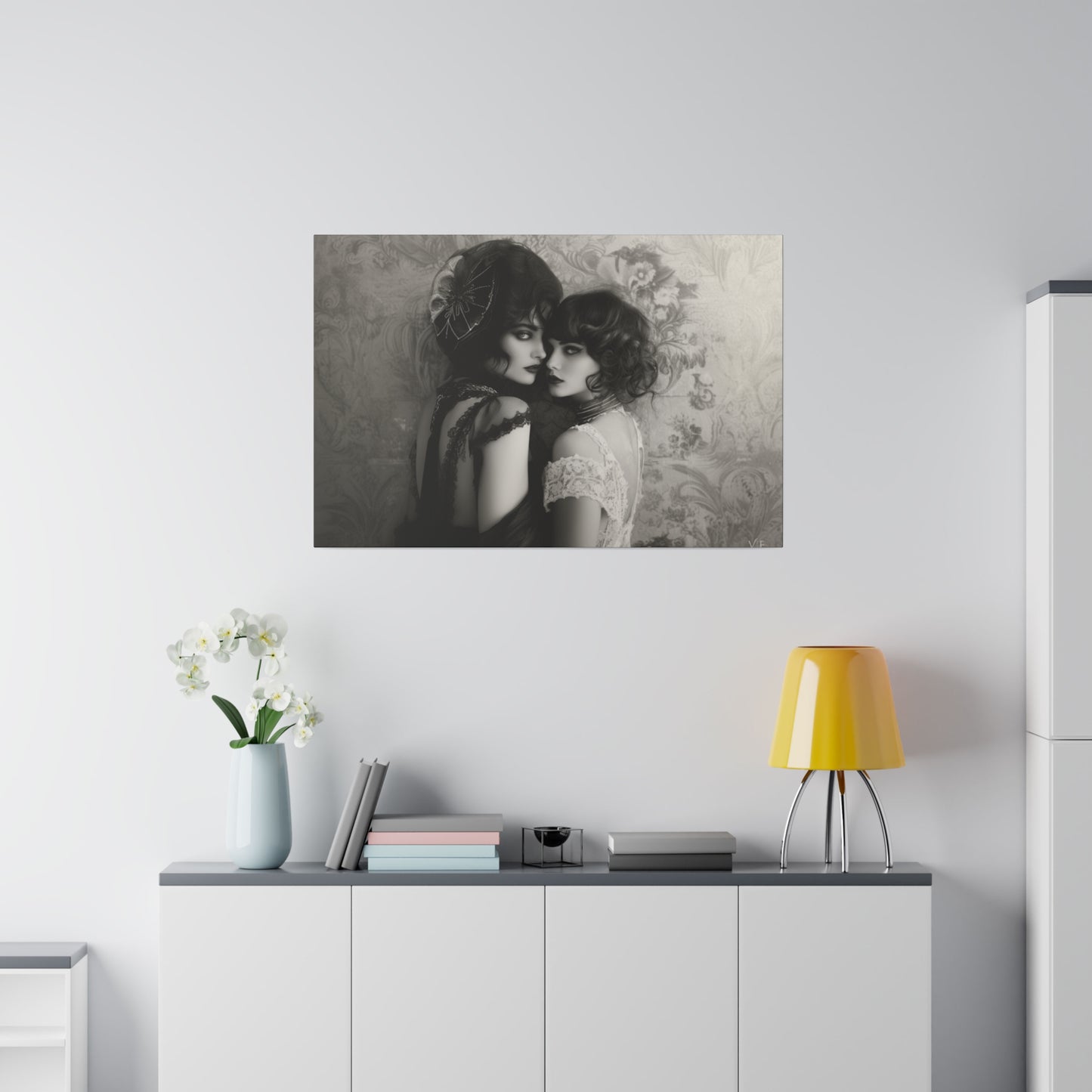 Timeless Love - Vintage Lesbian Erotica Canvas