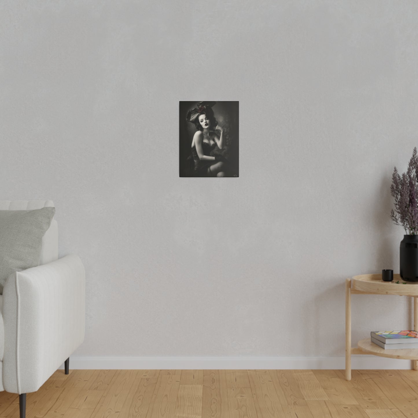 Stunning Vintage Elegance - Beautiful Woman Canvas
