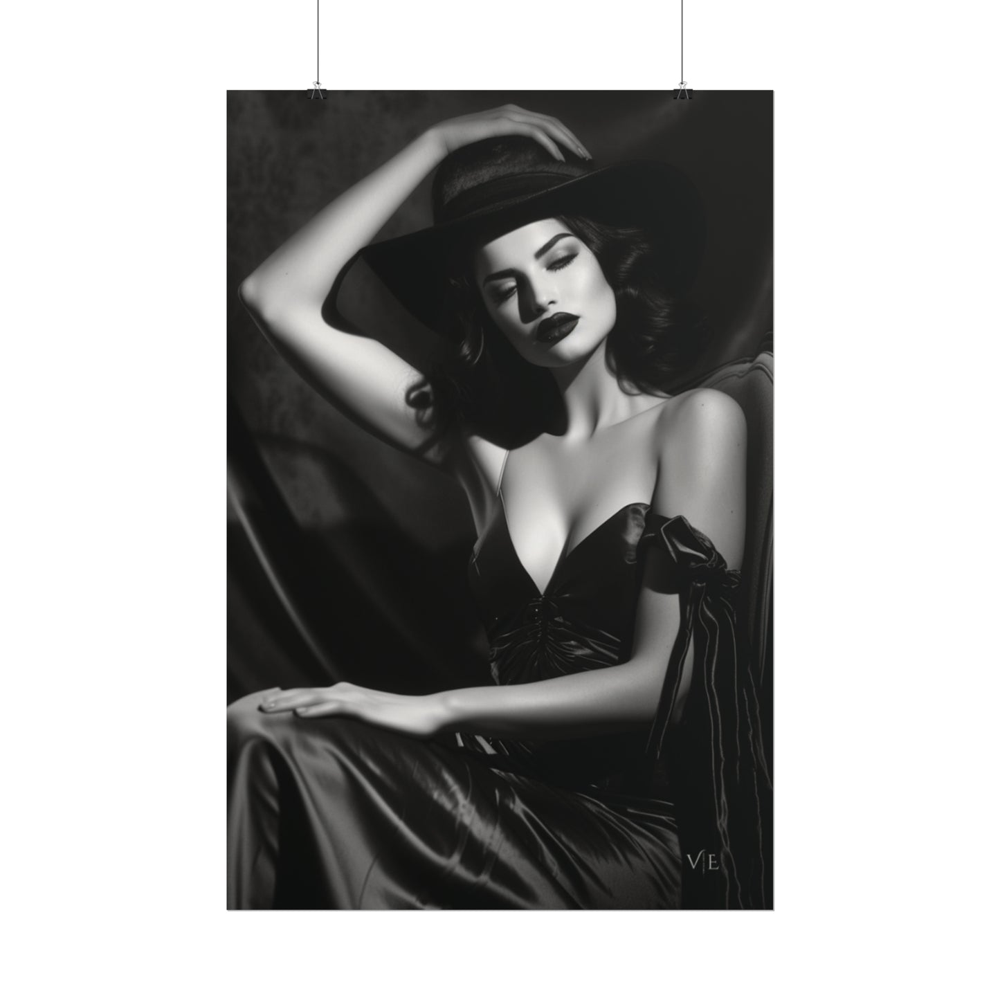 Bygone Beauty Vintage Art Poster
