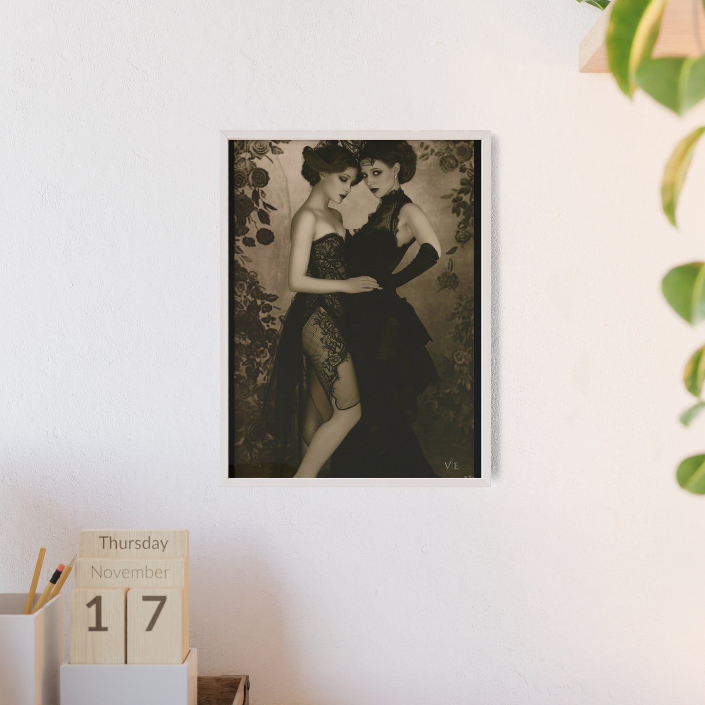 Classic Vintage Erotic Beauty - Vintage Lesbian Erotica Poster