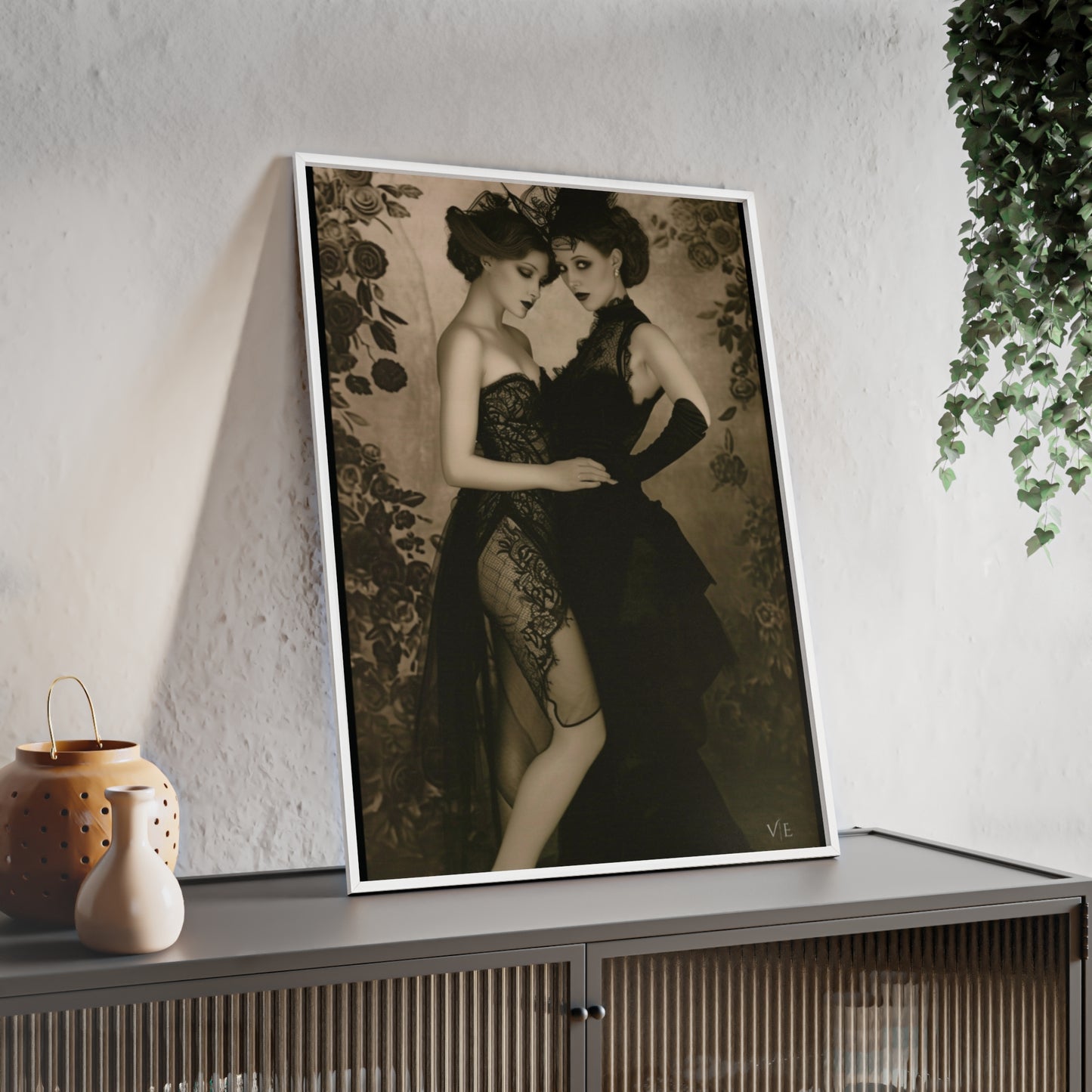 Classic Vintage Erotic Beauty - Vintage Lesbian Erotica Poster