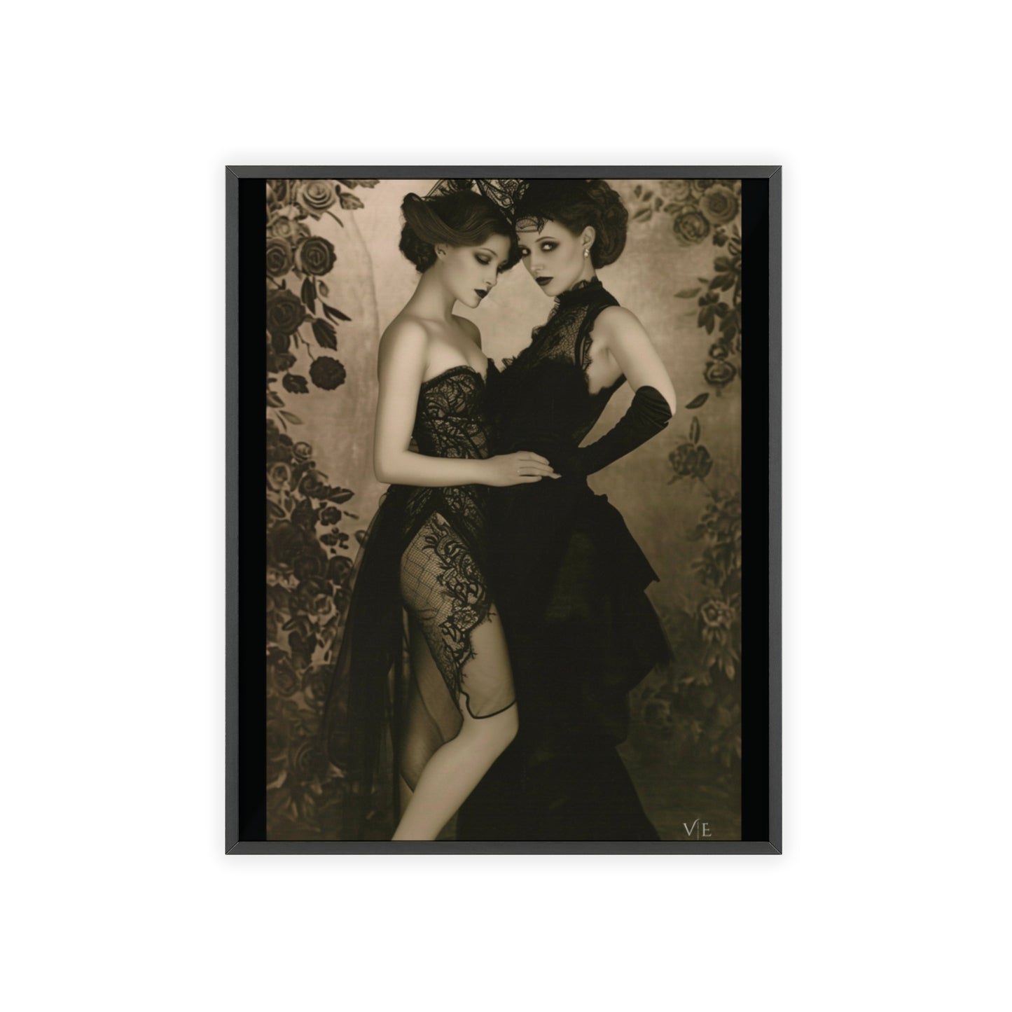 Classic Vintage Erotic Beauty - Vintage Lesbian Erotica Poster