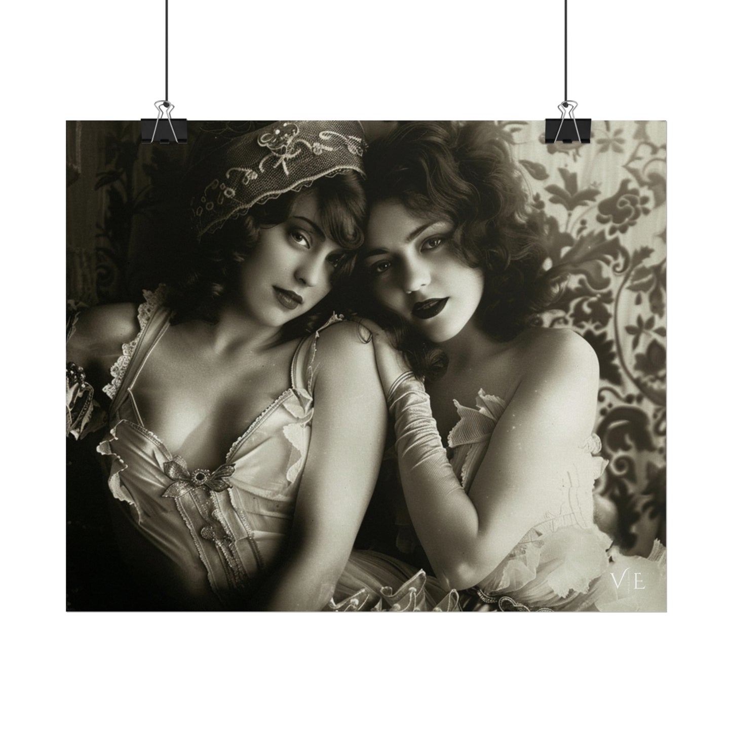 Beautiful Ladies - Vintage Erotica Lingerie Poster