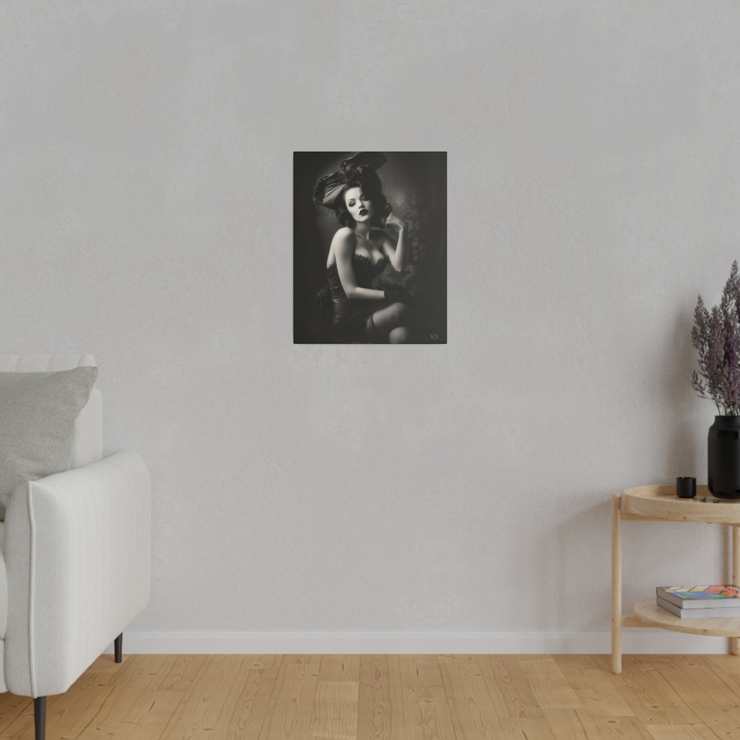Stunning Vintage Elegance - Beautiful Woman Canvas