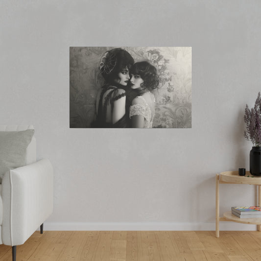 Timeless Love - Vintage Lesbian Erotica Canvas