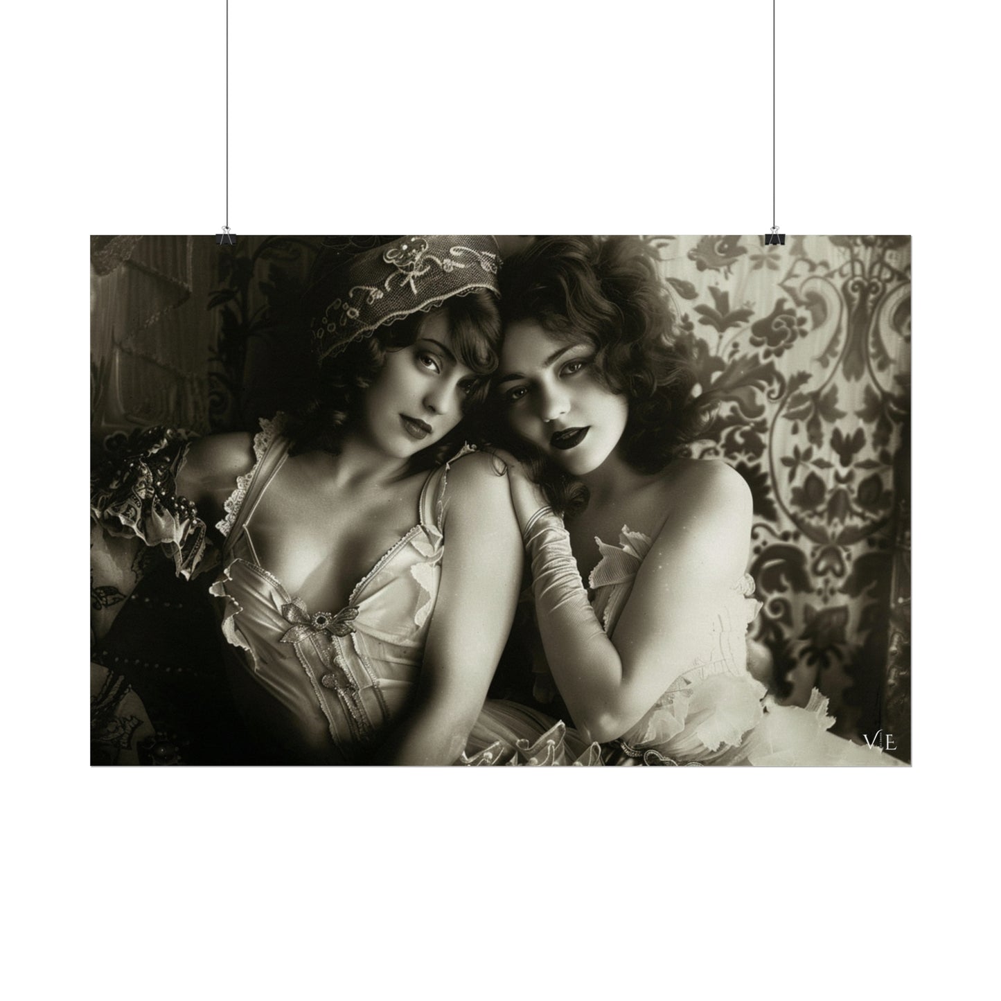Beautiful Ladies - Vintage Erotica Lingerie Poster