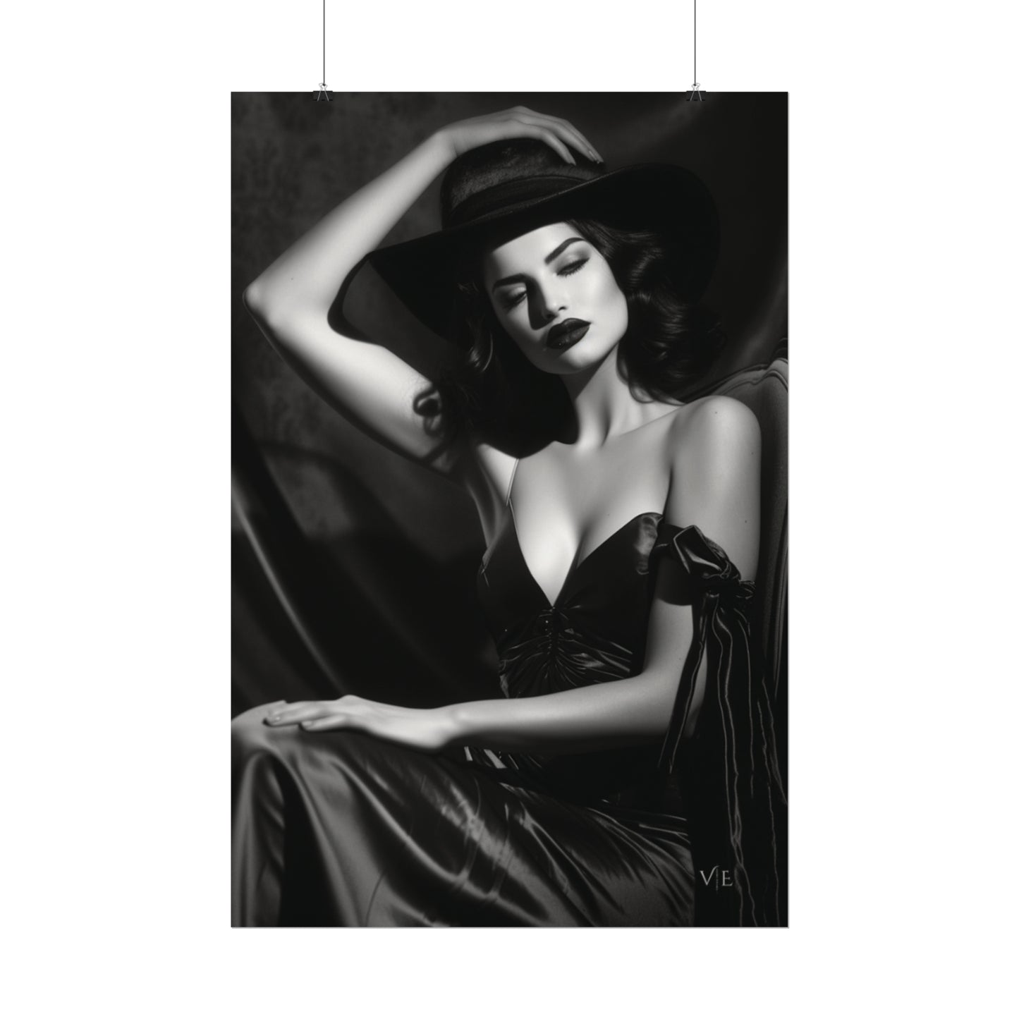 Bygone Beauty Vintage Art Poster