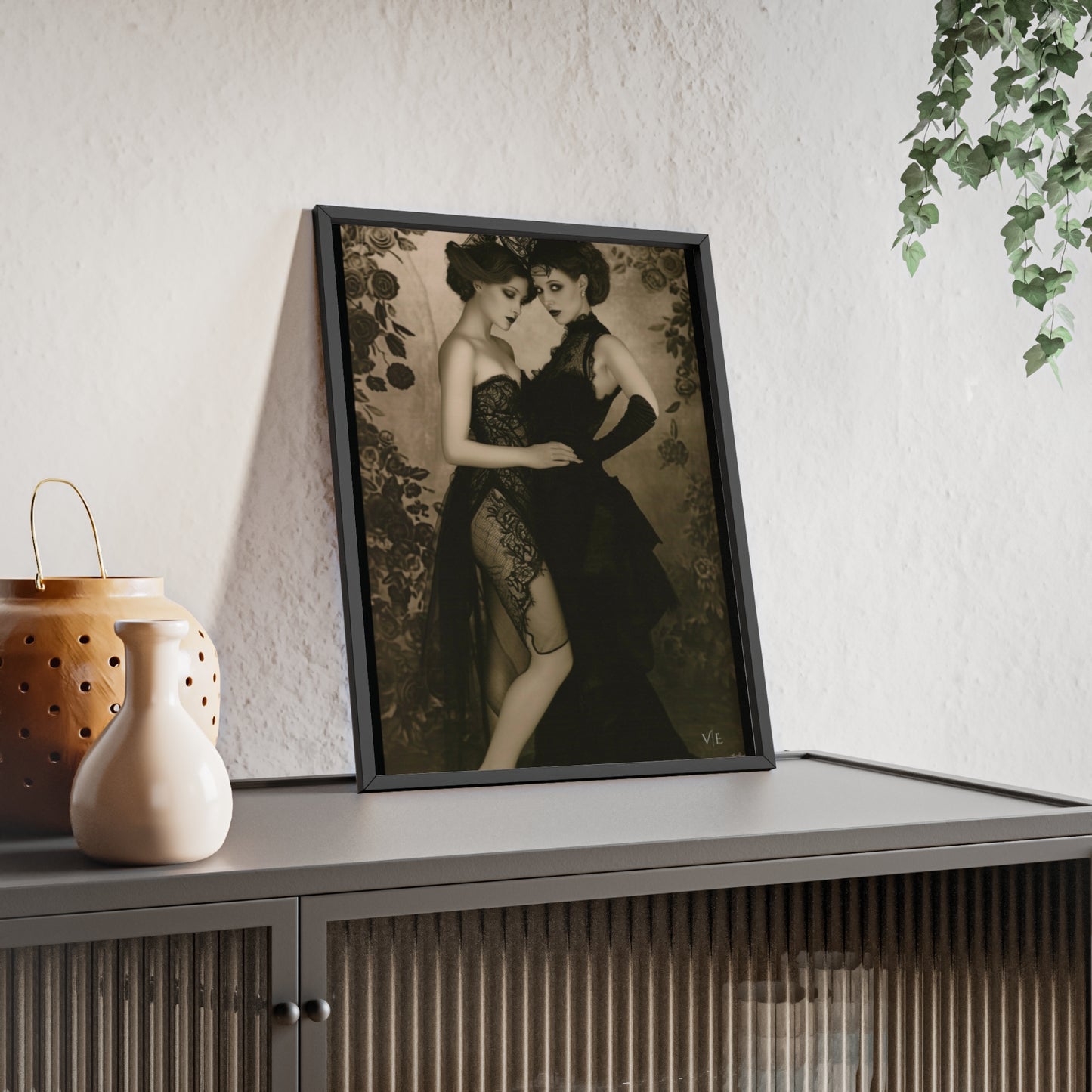 Classic Vintage Erotic Beauty - Vintage Lesbian Erotica Poster