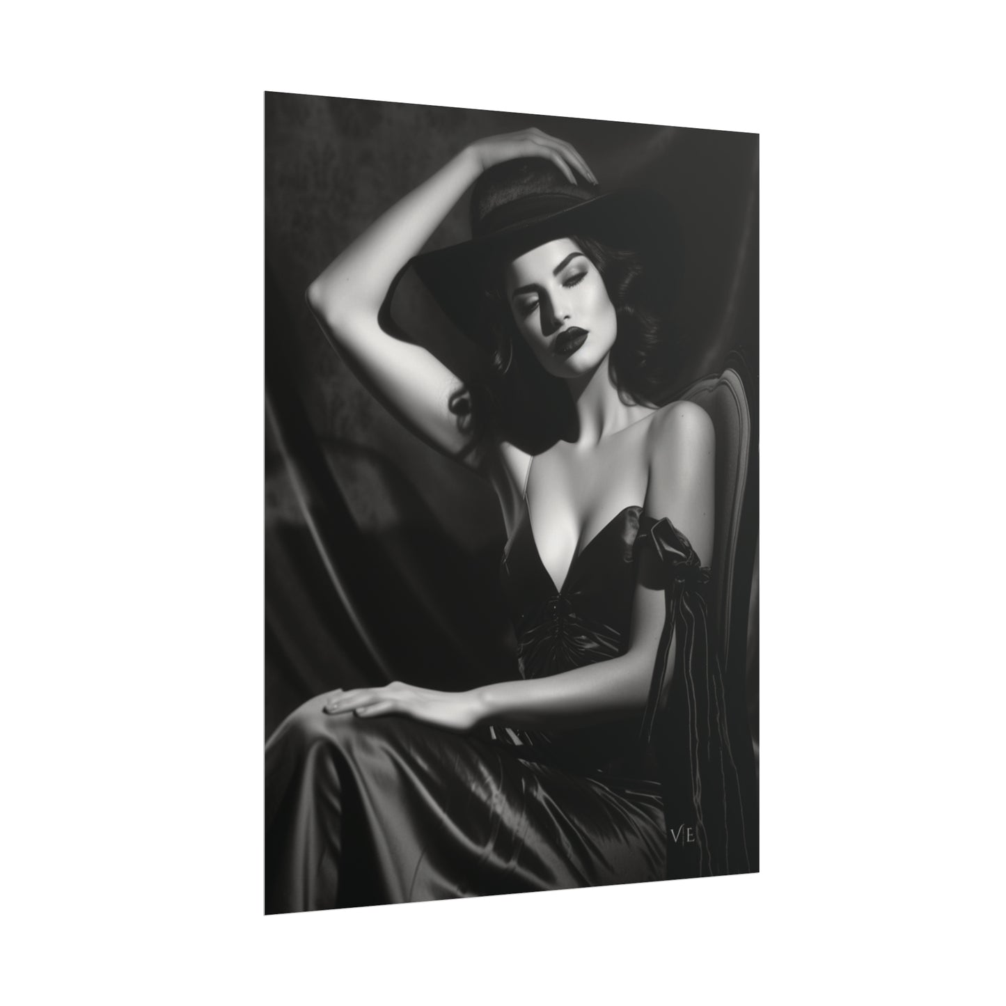 Bygone Beauty Vintage Art Poster