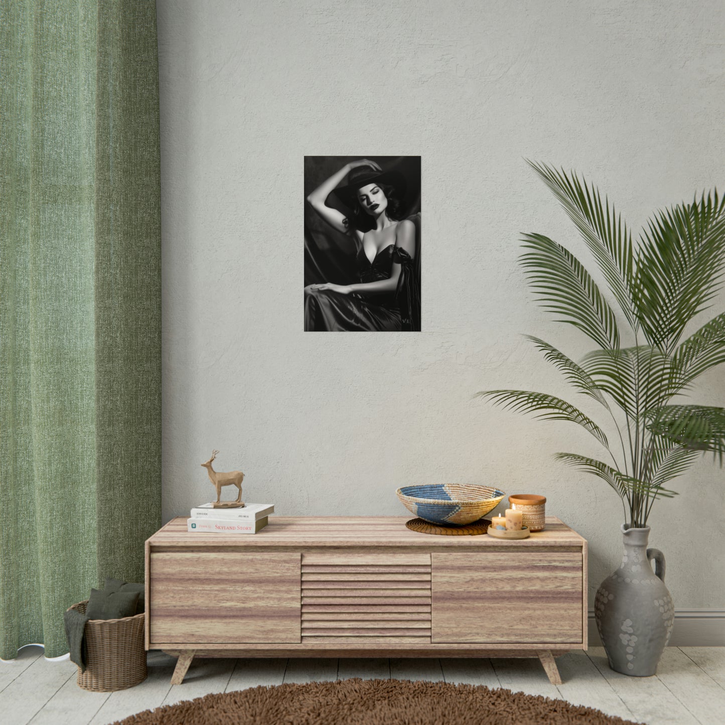 Bygone Beauty Vintage Art Poster