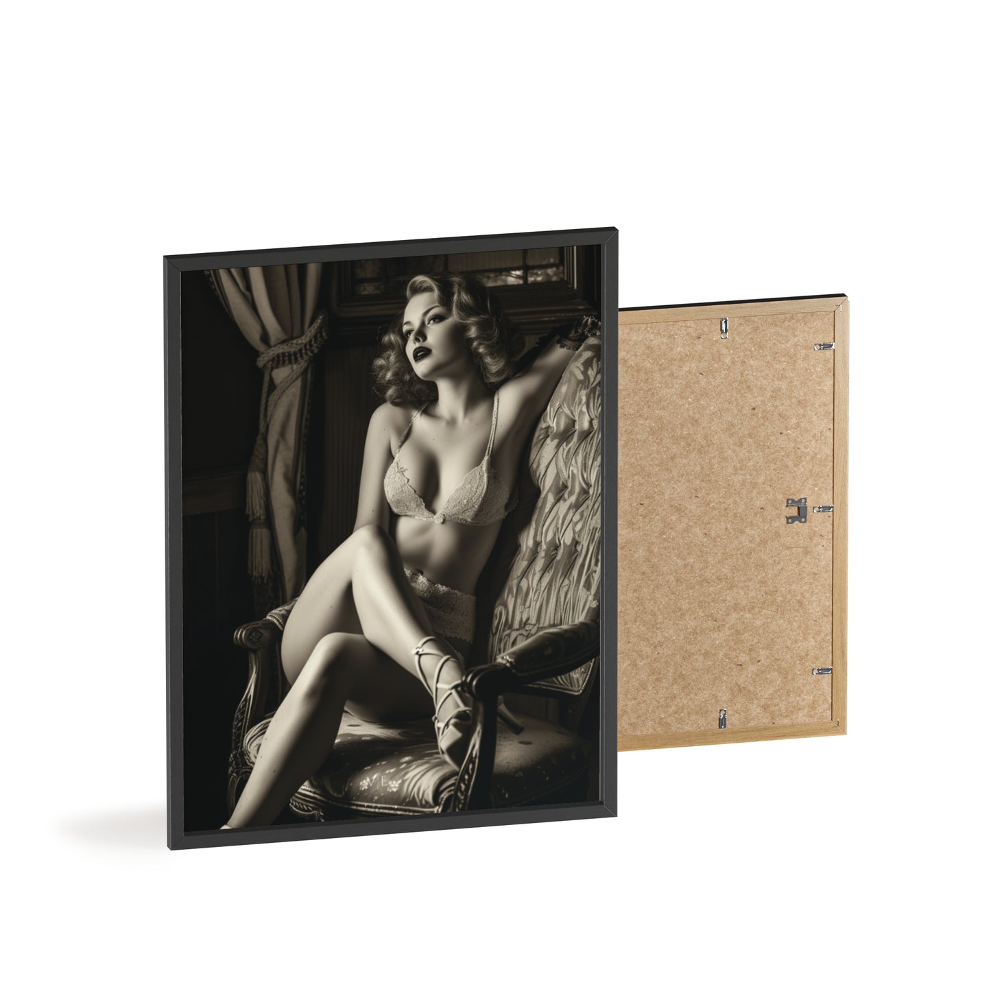 Beautiful Blonde Erotic Nostalgia Art Poster