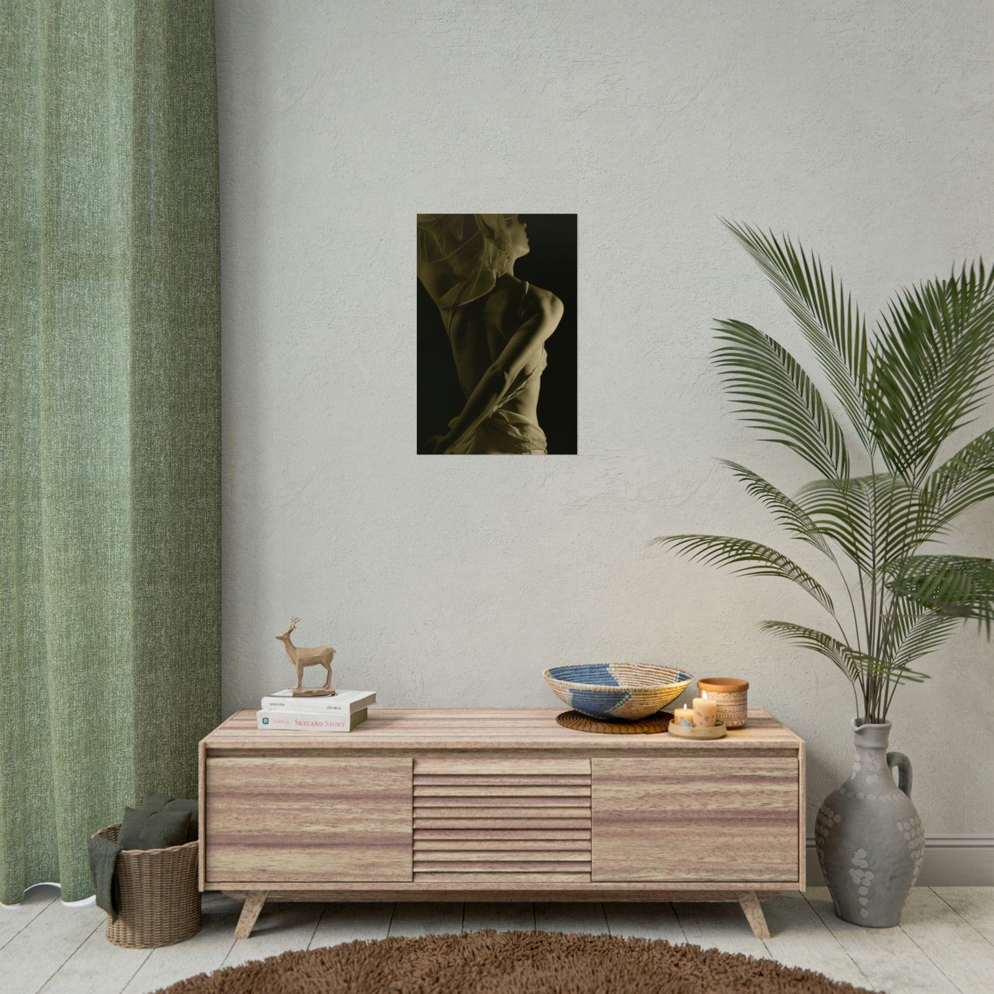Sensual Woman Vintage Photo Poster