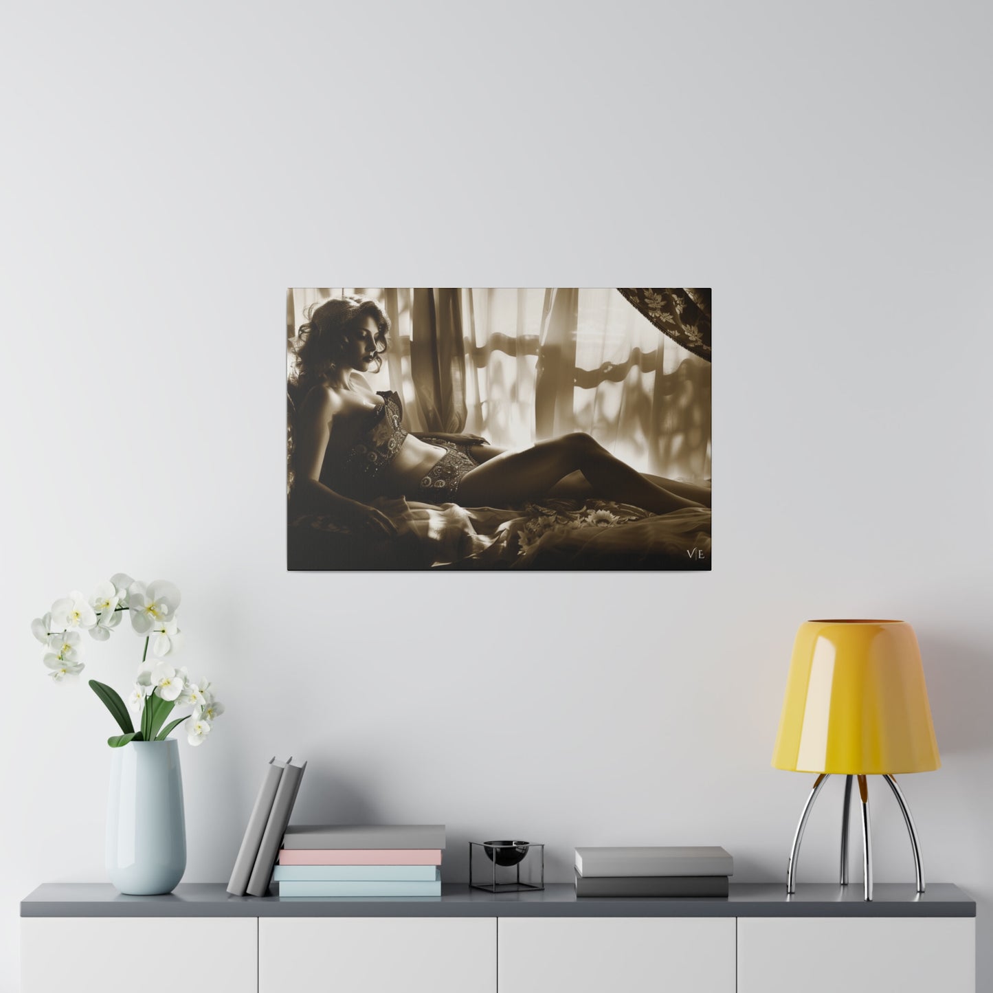Timeless Temptations - Vintage Erotic Beauty Canvas