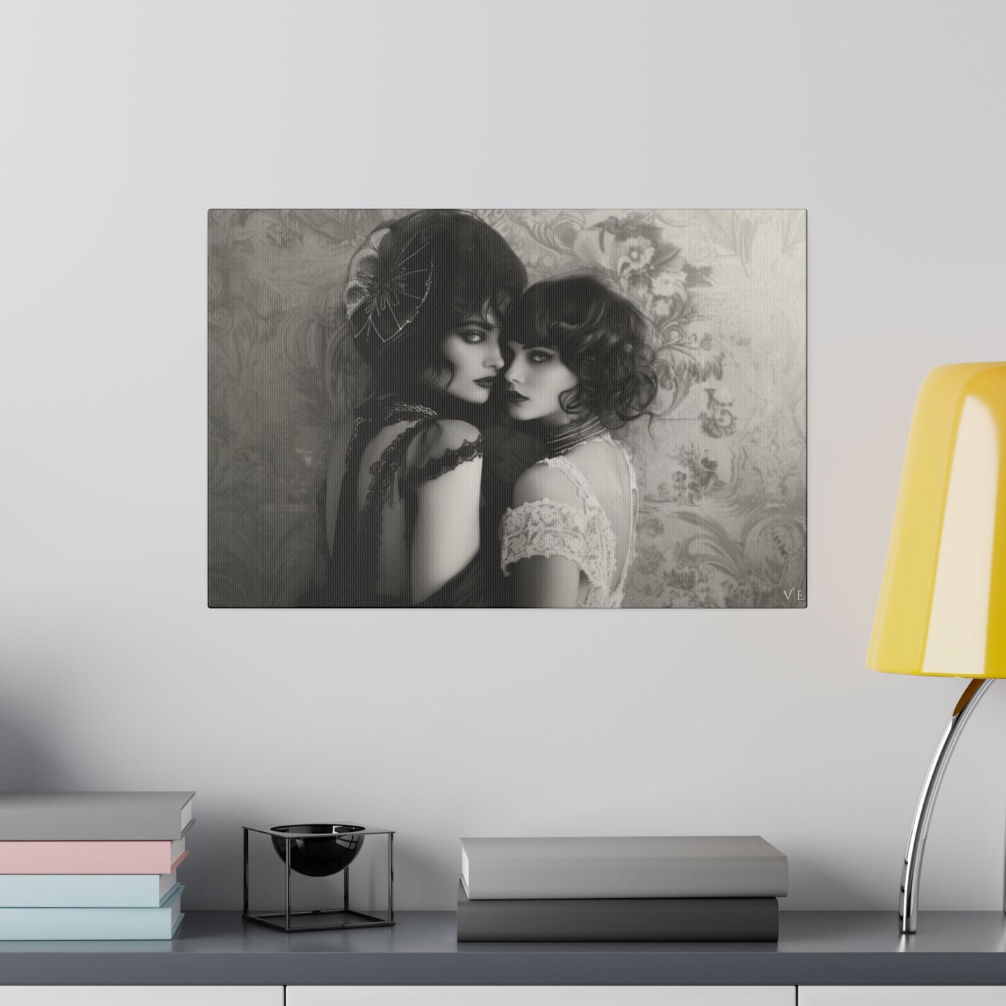 Timeless Love - Vintage Lesbian Erotica Canvas