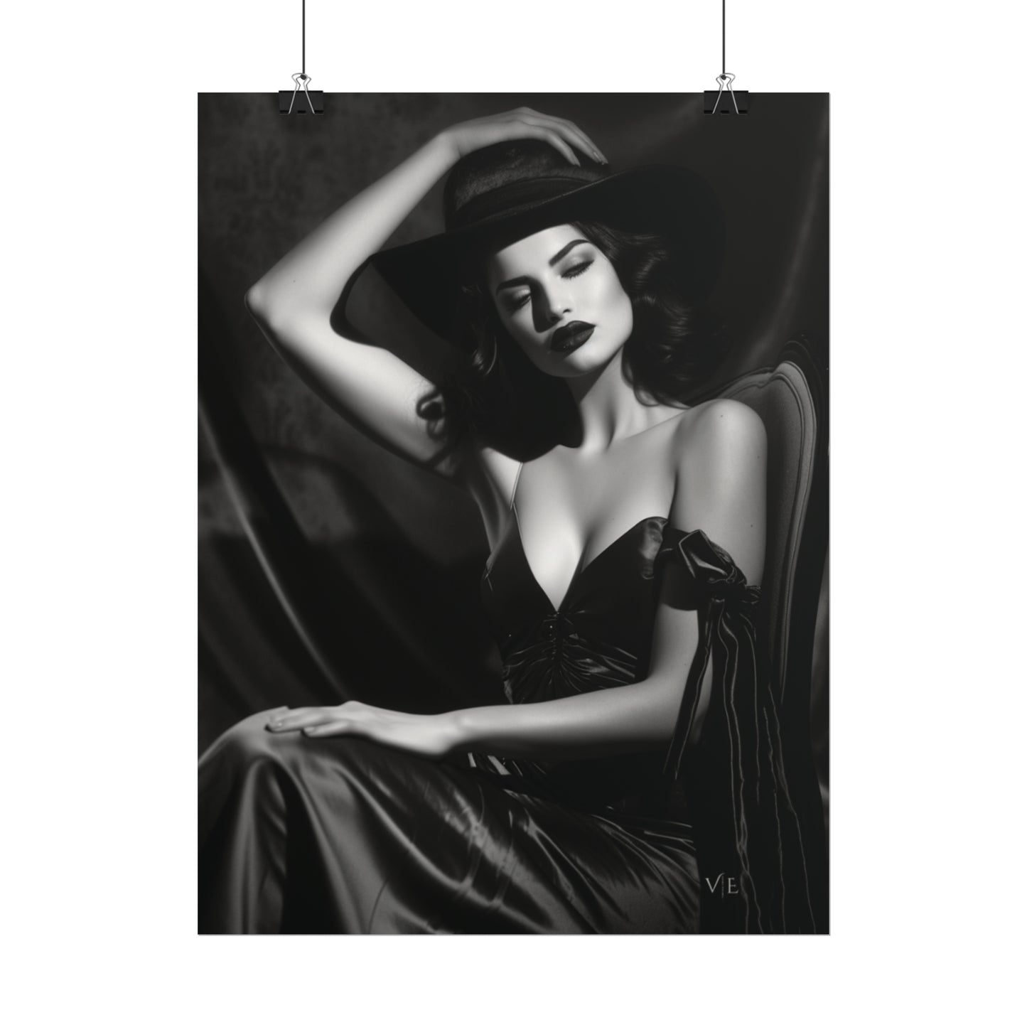Bygone Beauty Vintage Art Poster