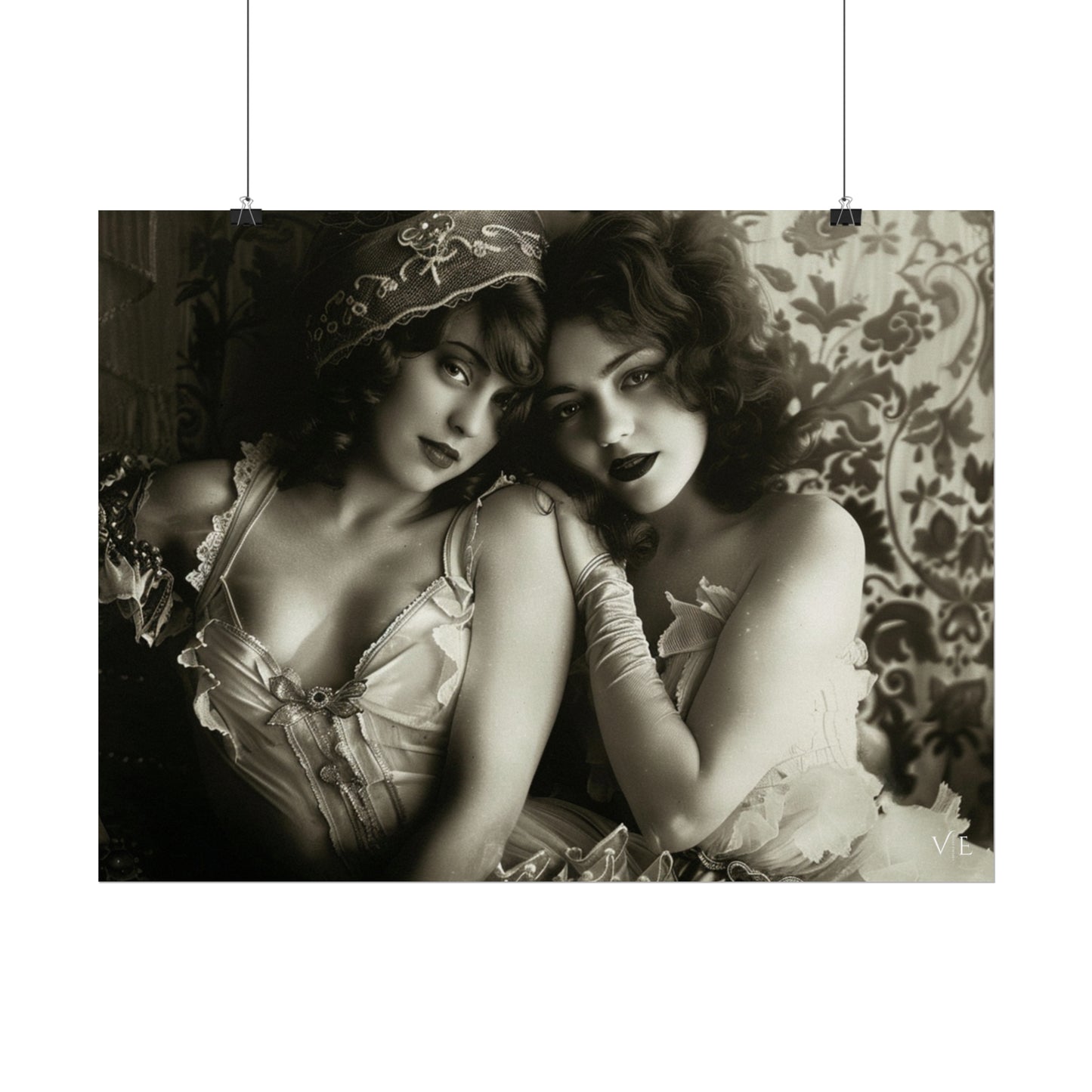 Beautiful Ladies - Vintage Erotica Lingerie Poster