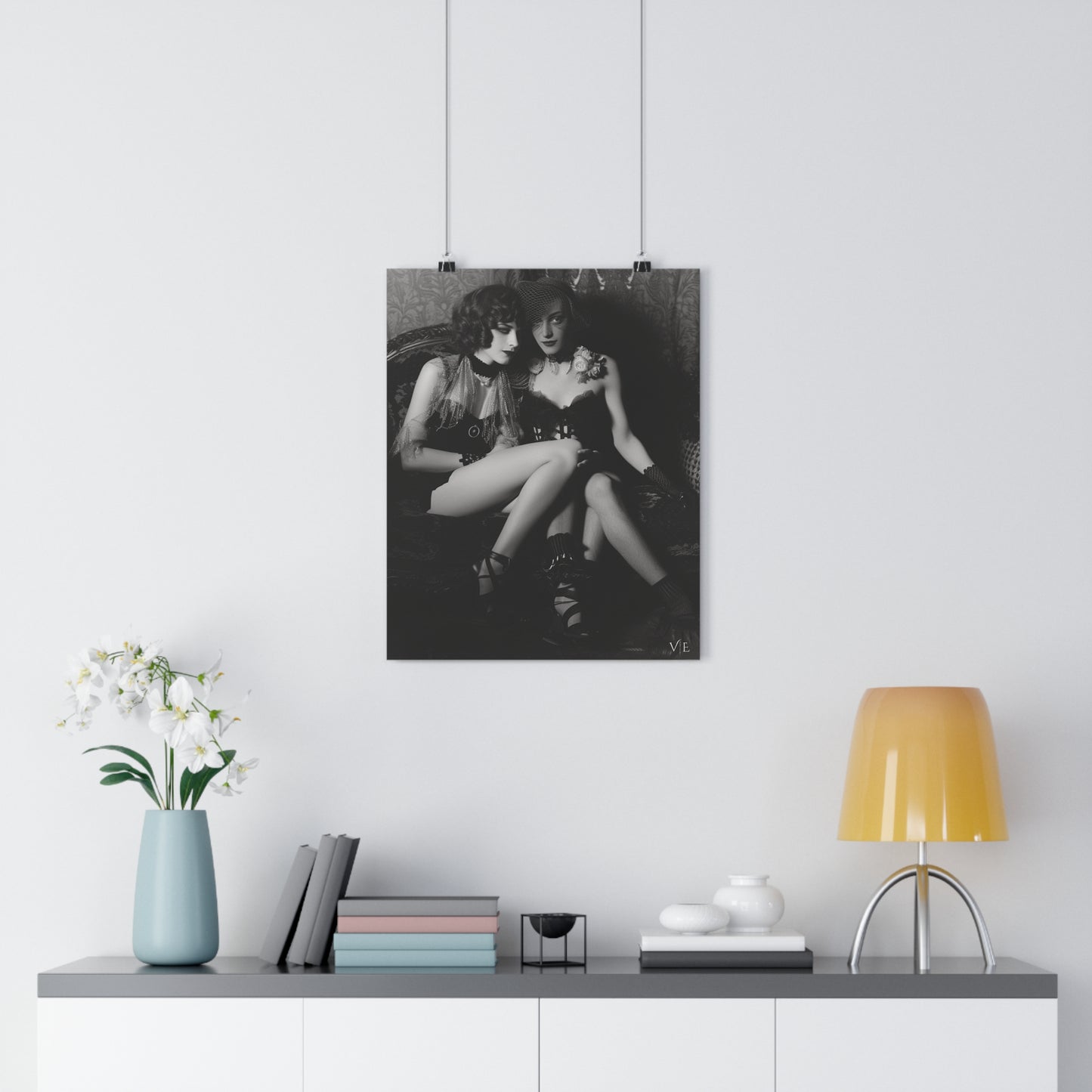 Two Lovelies - Classic Gay Erotic Art Poster