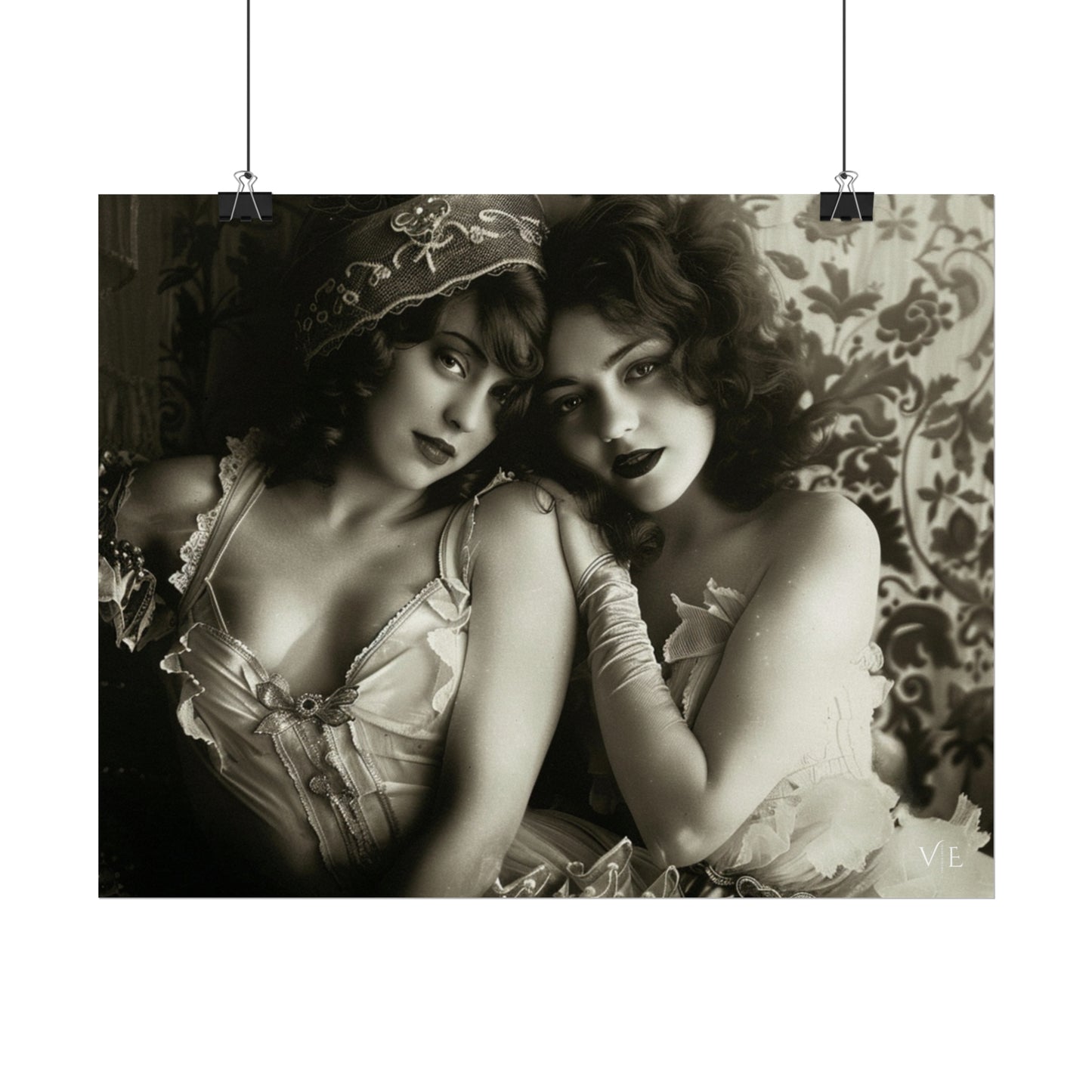 Beautiful Ladies - Vintage Erotica Lingerie Poster
