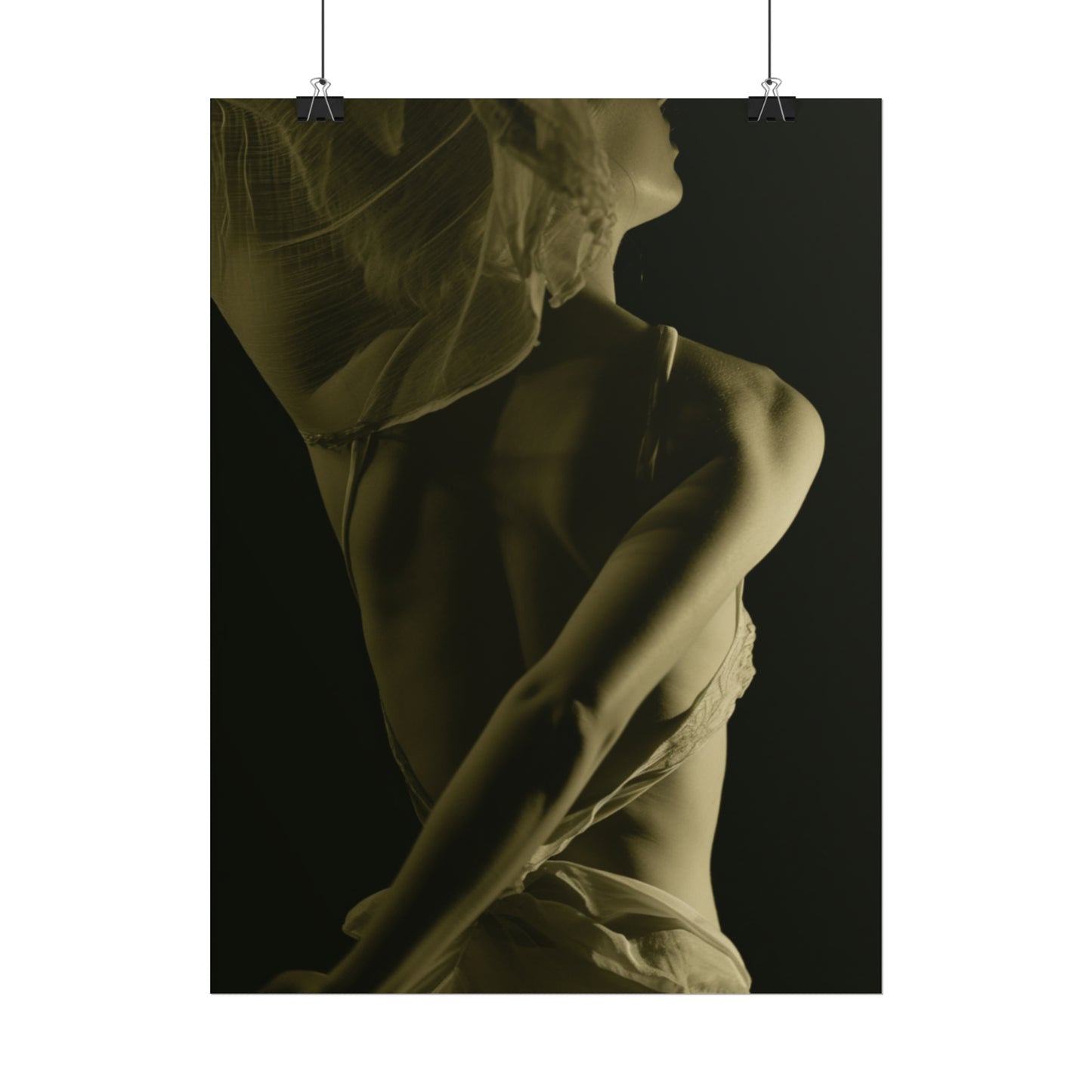 Sensual Woman Vintage Photo Poster