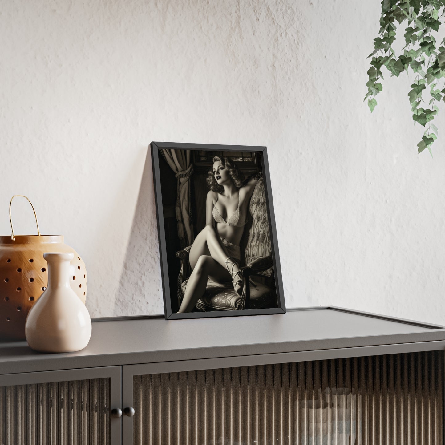 Beautiful Blonde Erotic Nostalgia Art Poster