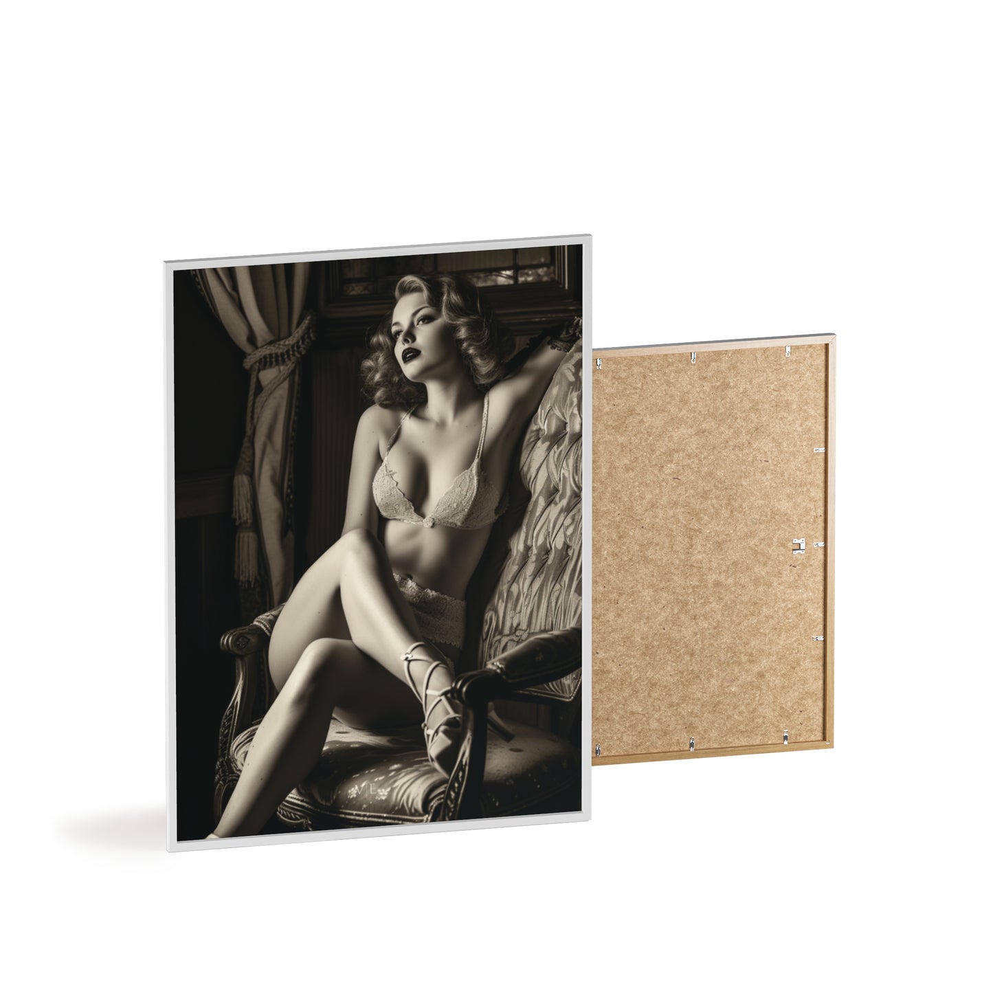 Beautiful Blonde Erotic Nostalgia Art Poster
