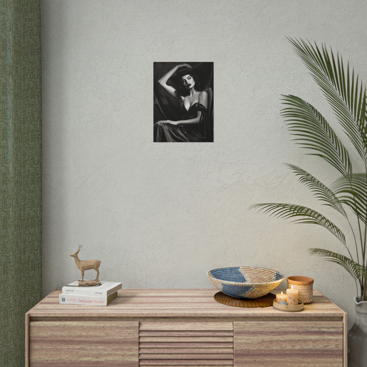 Bygone Beauty Vintage Art Poster