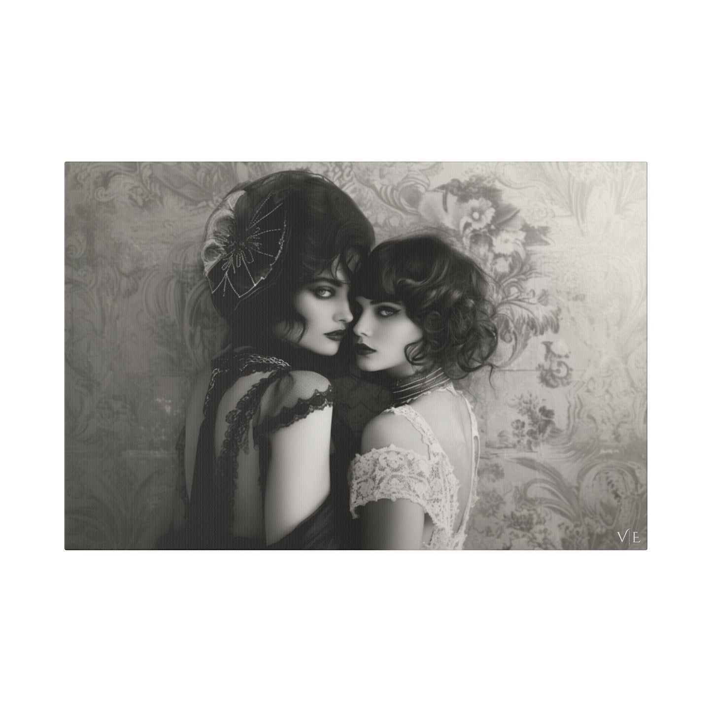 Timeless Love - Vintage Lesbian Erotica Canvas