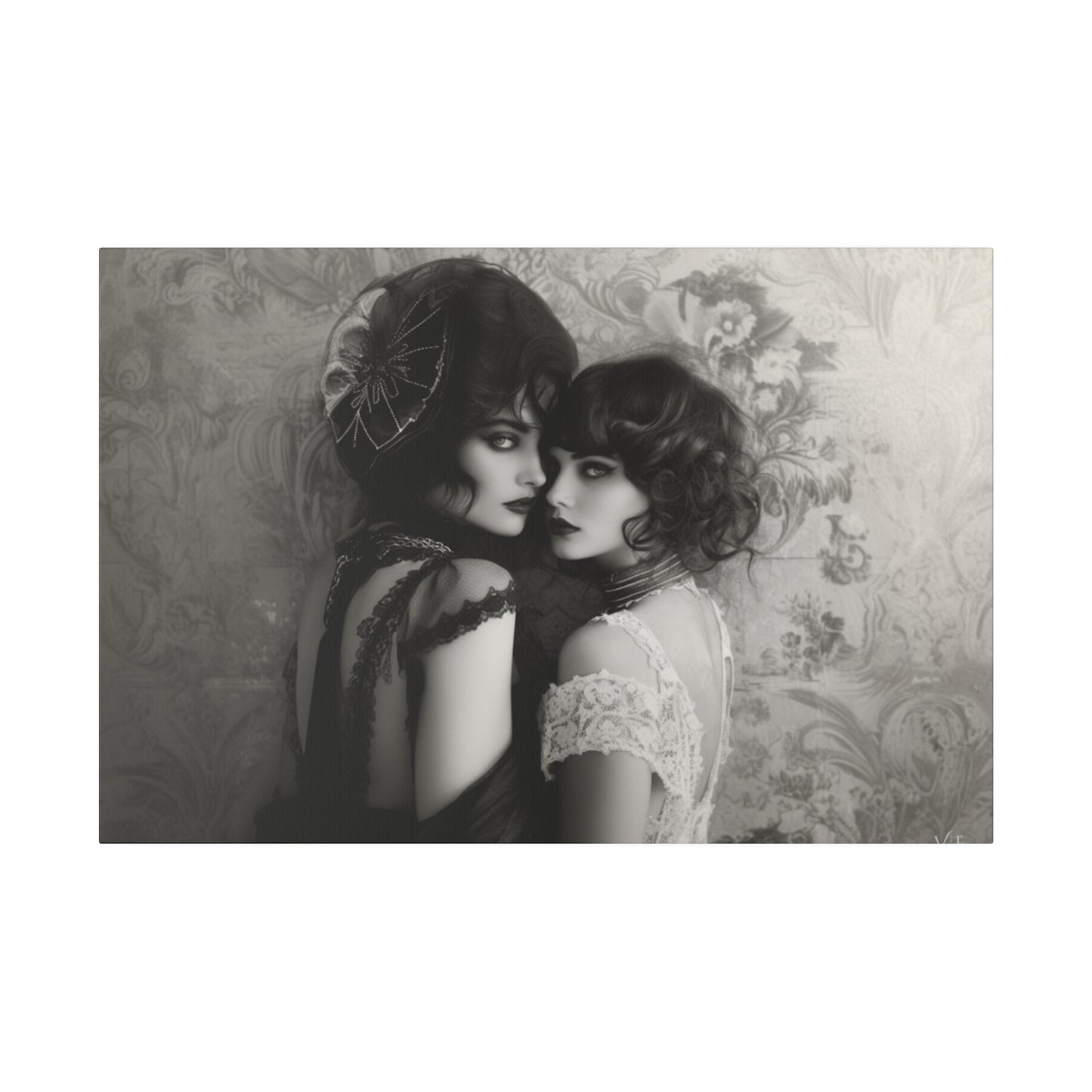 Timeless Love - Vintage Lesbian Erotica Canvas