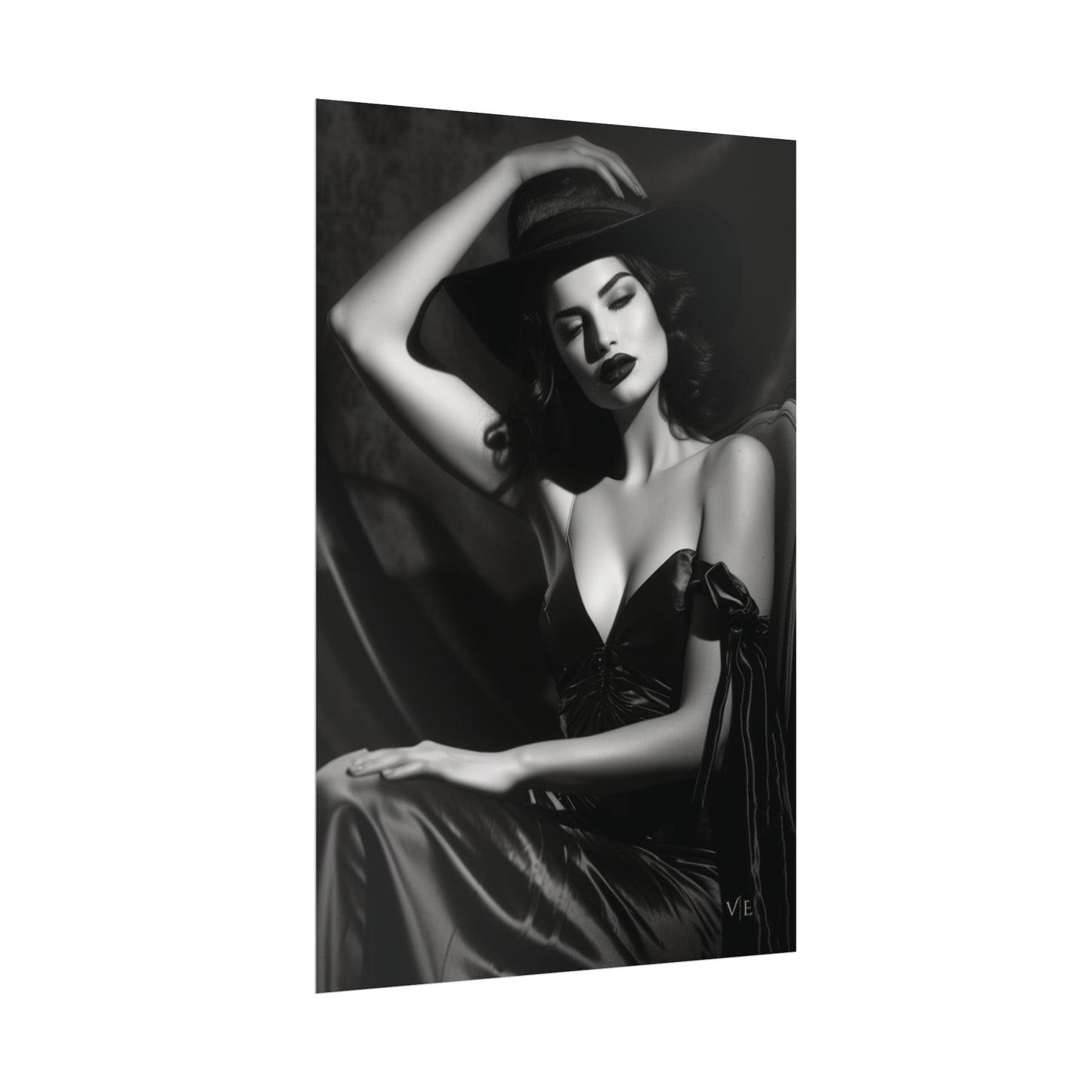 Bygone Beauty Vintage Art Poster