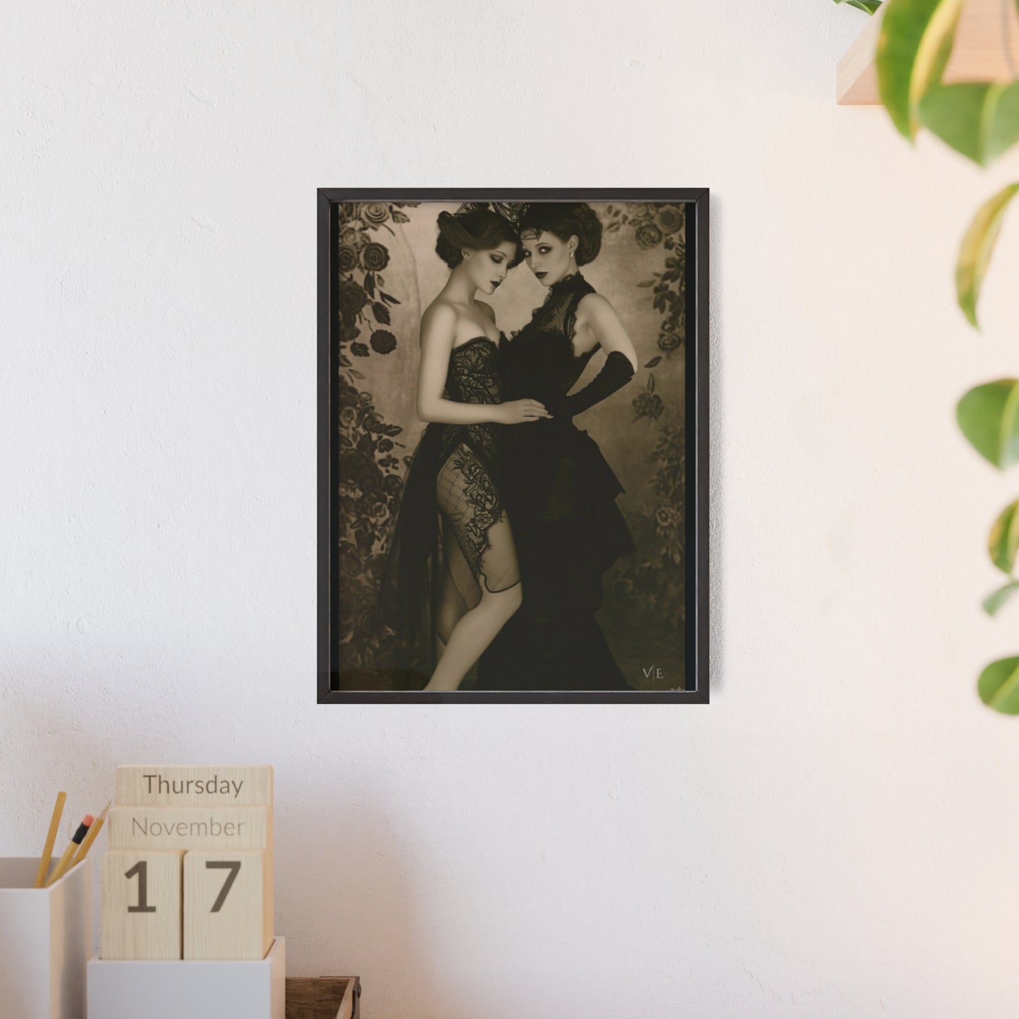 Classic Vintage Erotic Beauty - Vintage Lesbian Erotica Poster