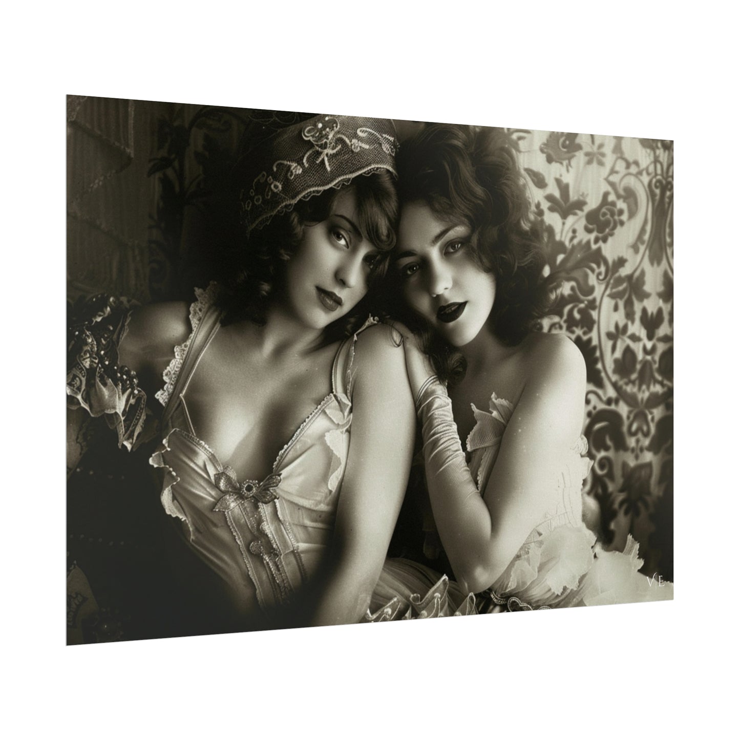 Beautiful Ladies - Vintage Erotica Lingerie Poster