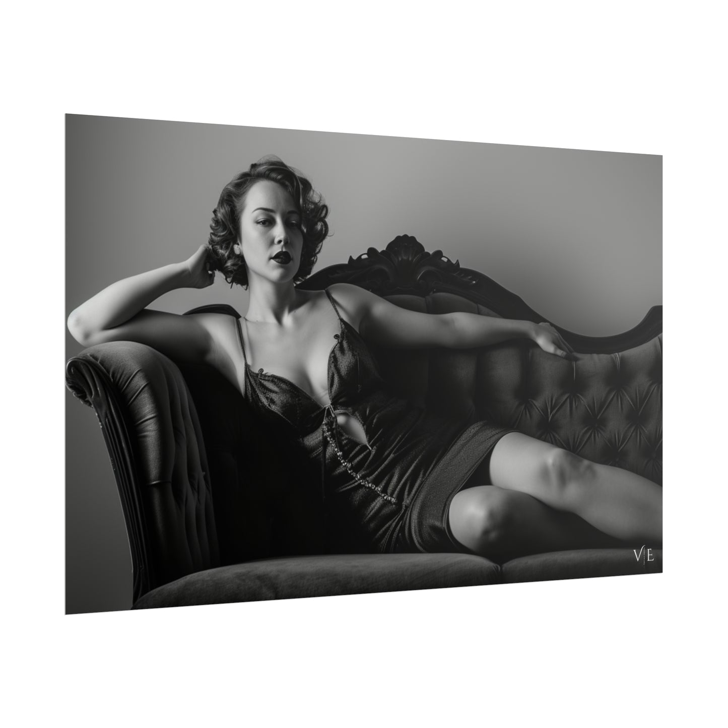 Black and White Vintage Poster