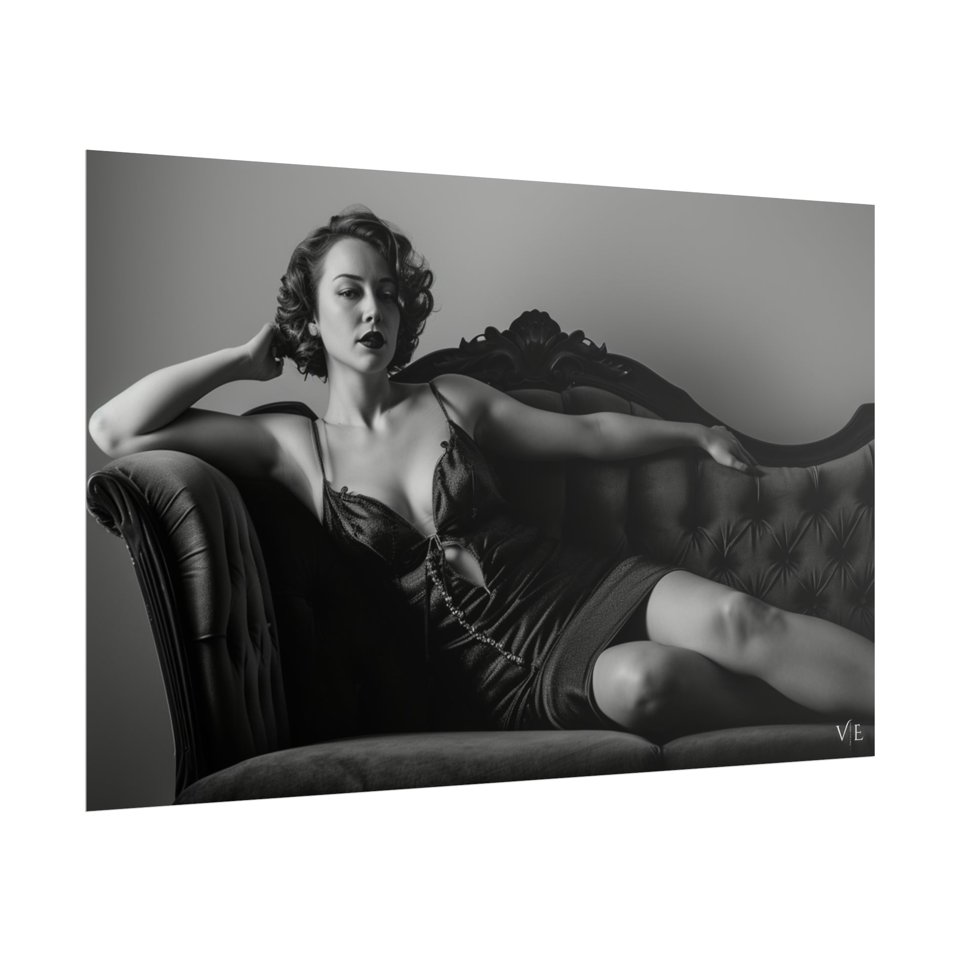 Black and White Vintage Poster