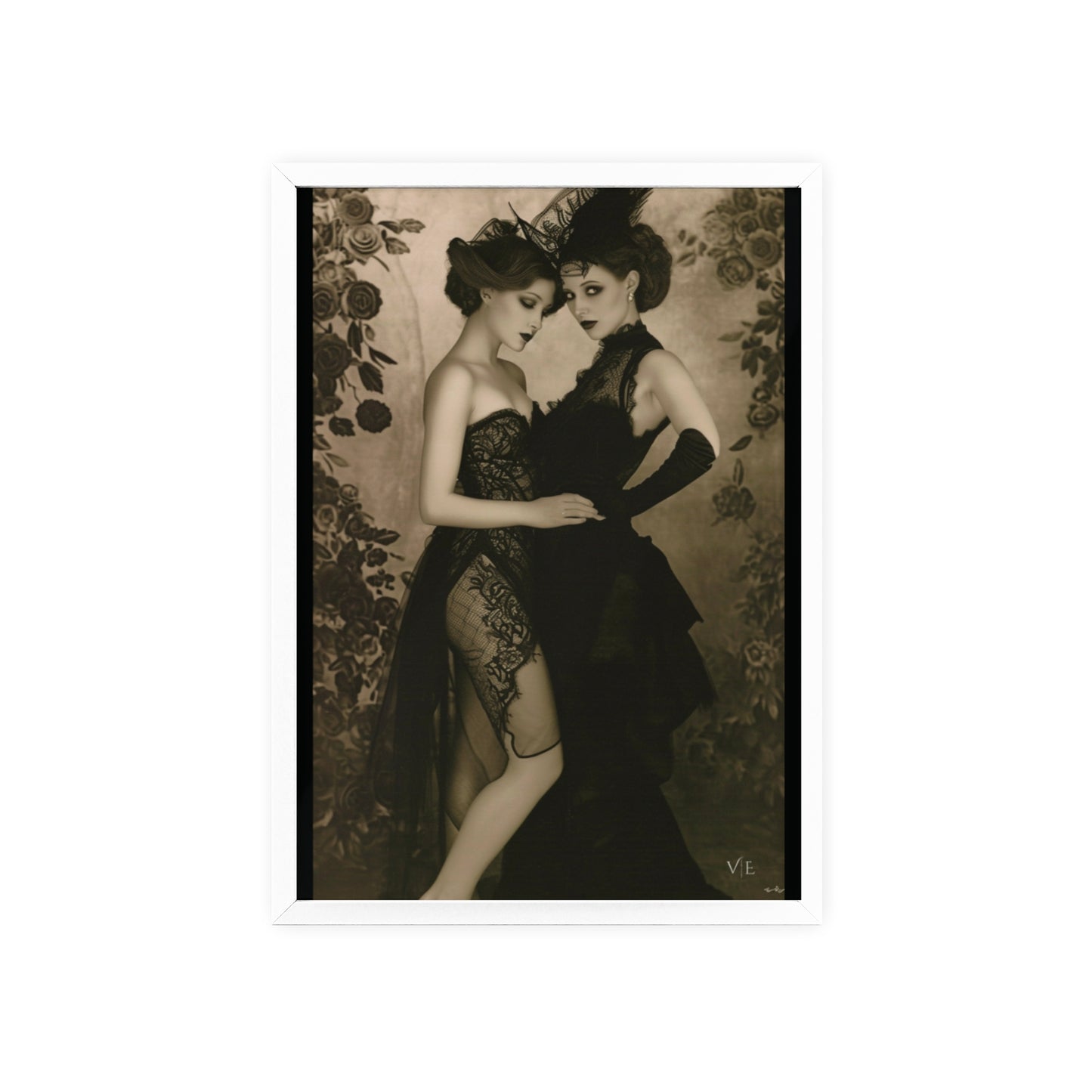 Classic Vintage Erotic Beauty - Vintage Lesbian Erotica Poster