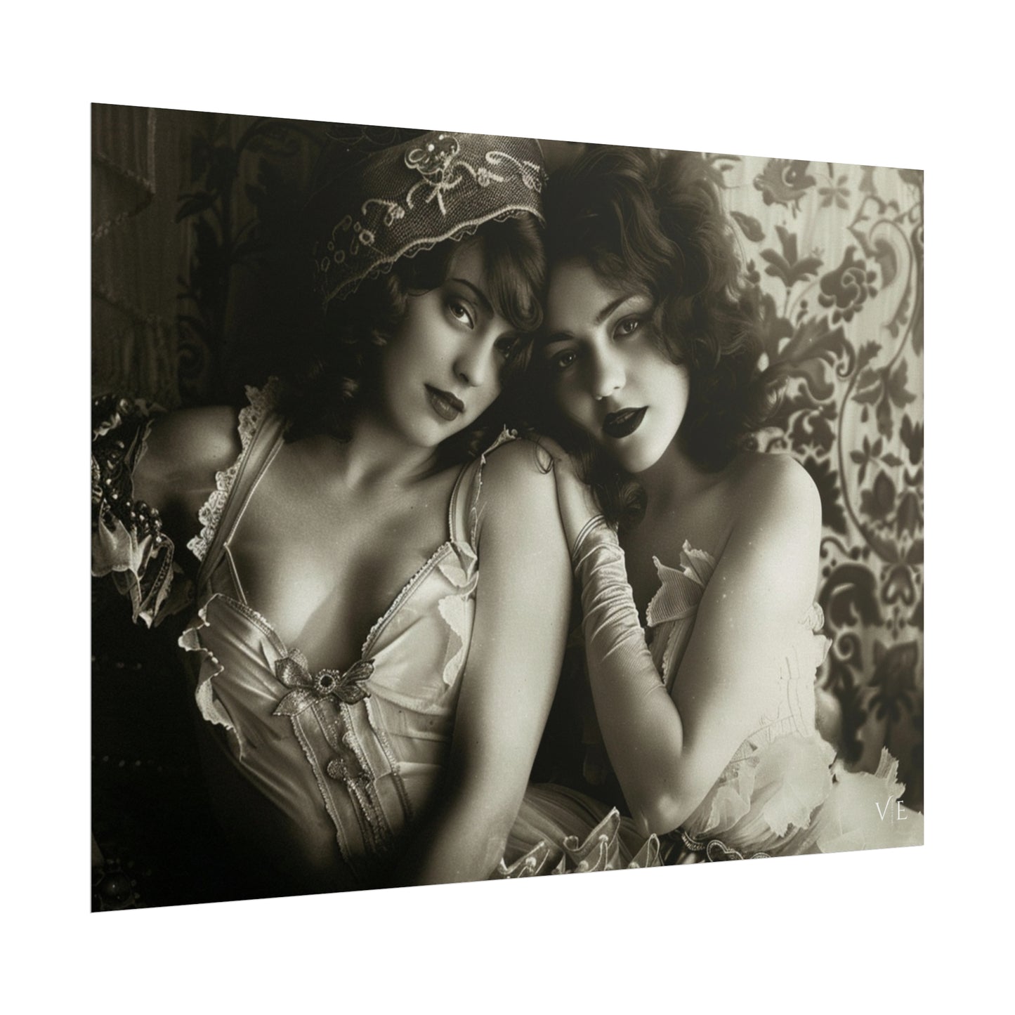 Poster of Beautiful Ladies - Vintage Art