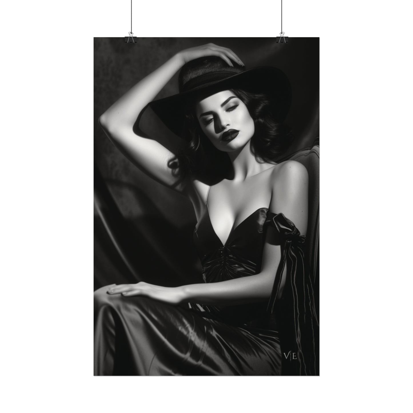 Bygone Beauty Vintage Art Poster