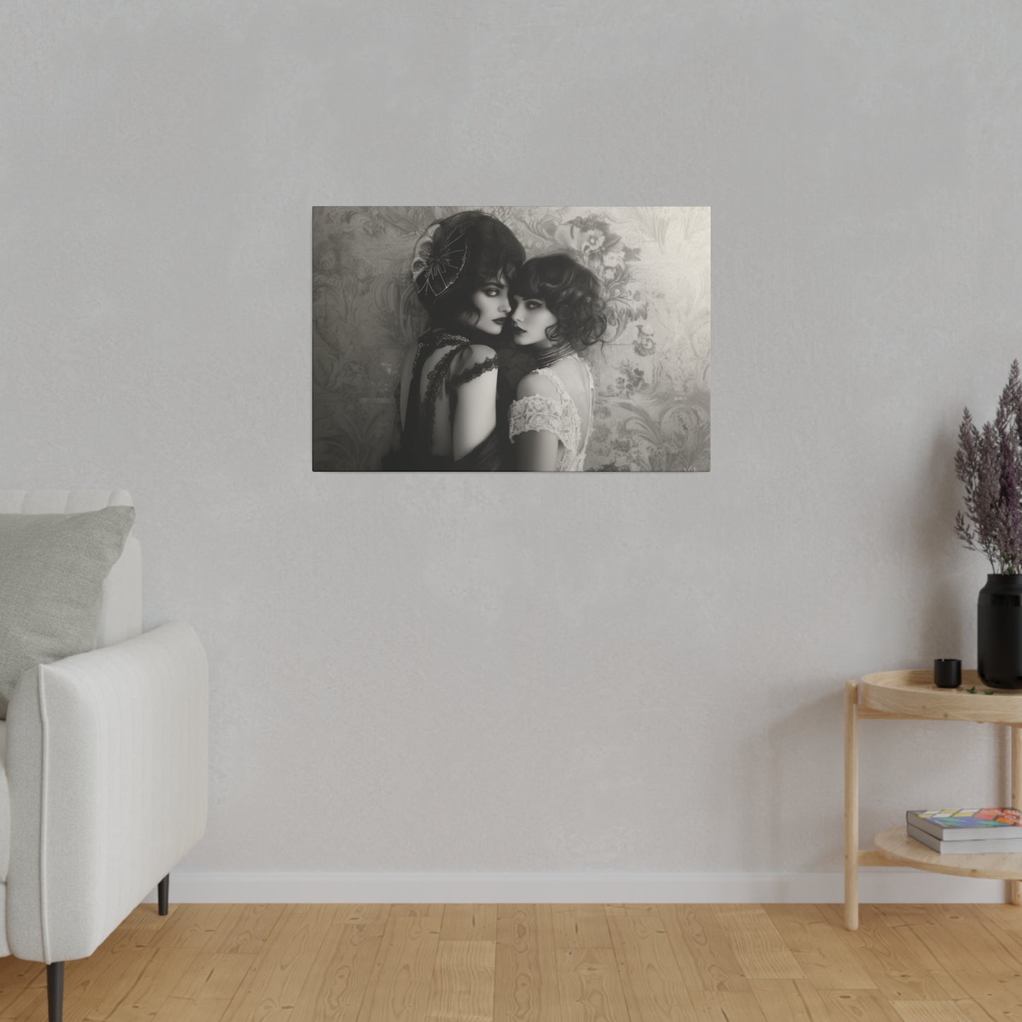 Timeless Love - Vintage Lesbian Erotica Canvas