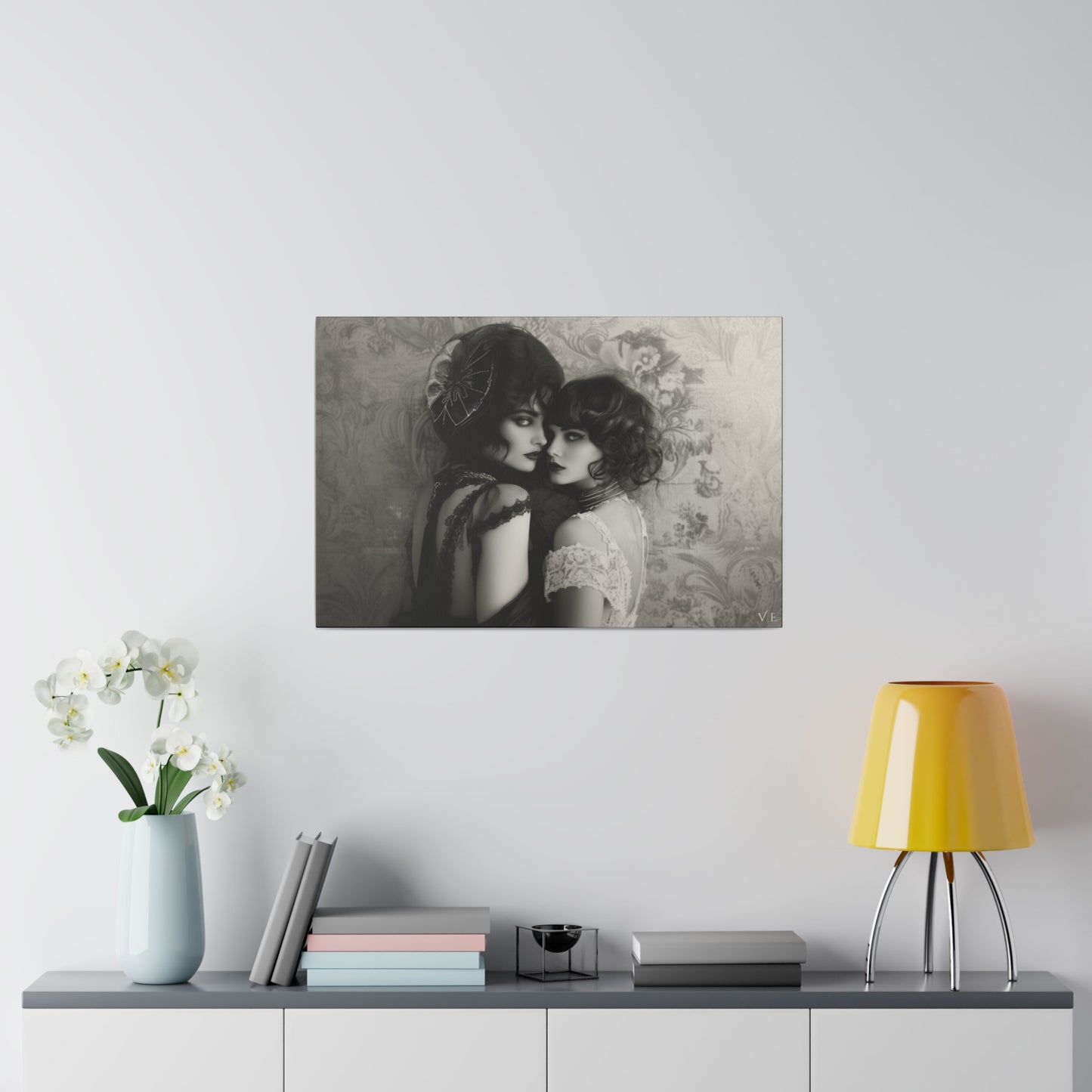 Timeless Love - Vintage Lesbian Erotica Canvas